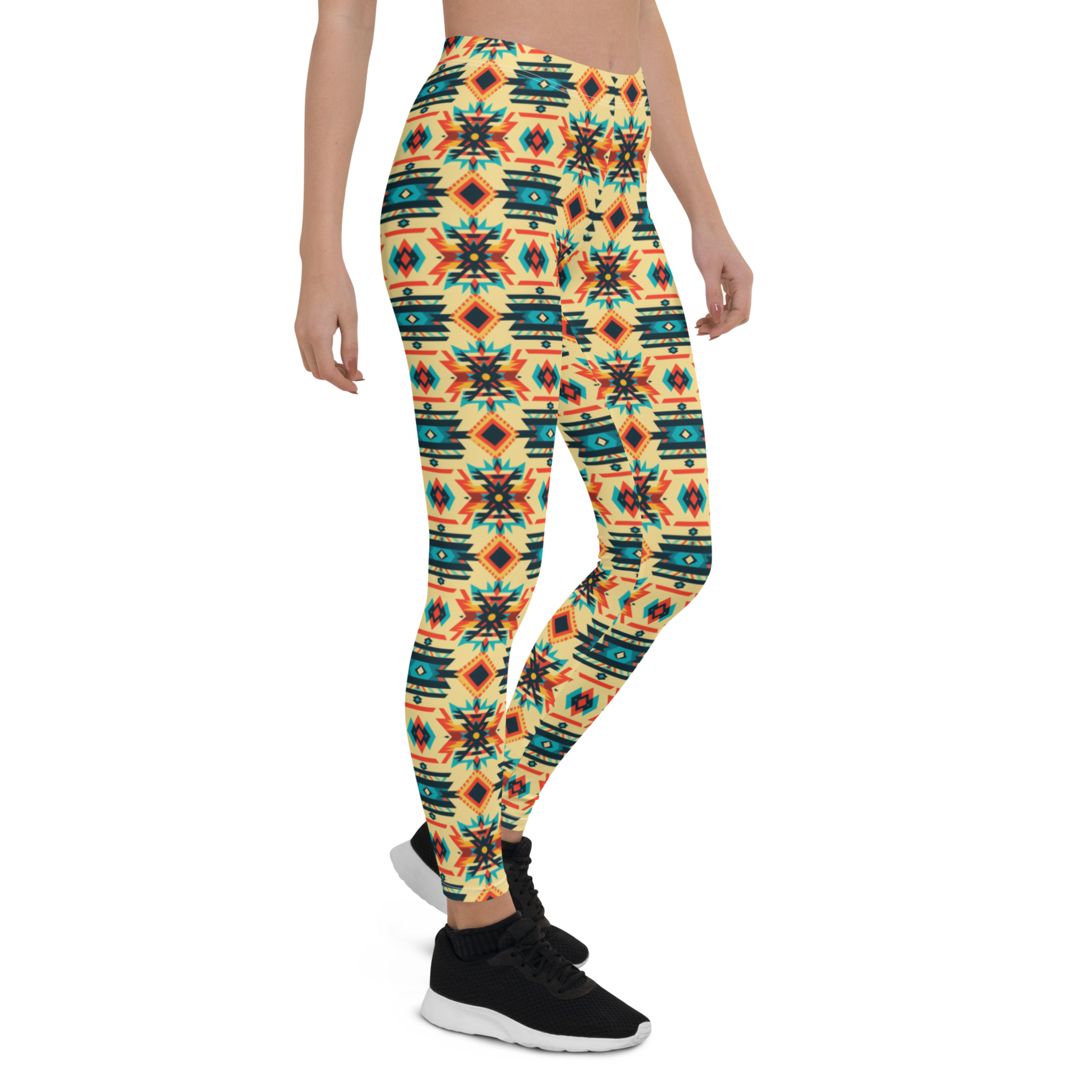 Earth Tribal Pattern Leggings