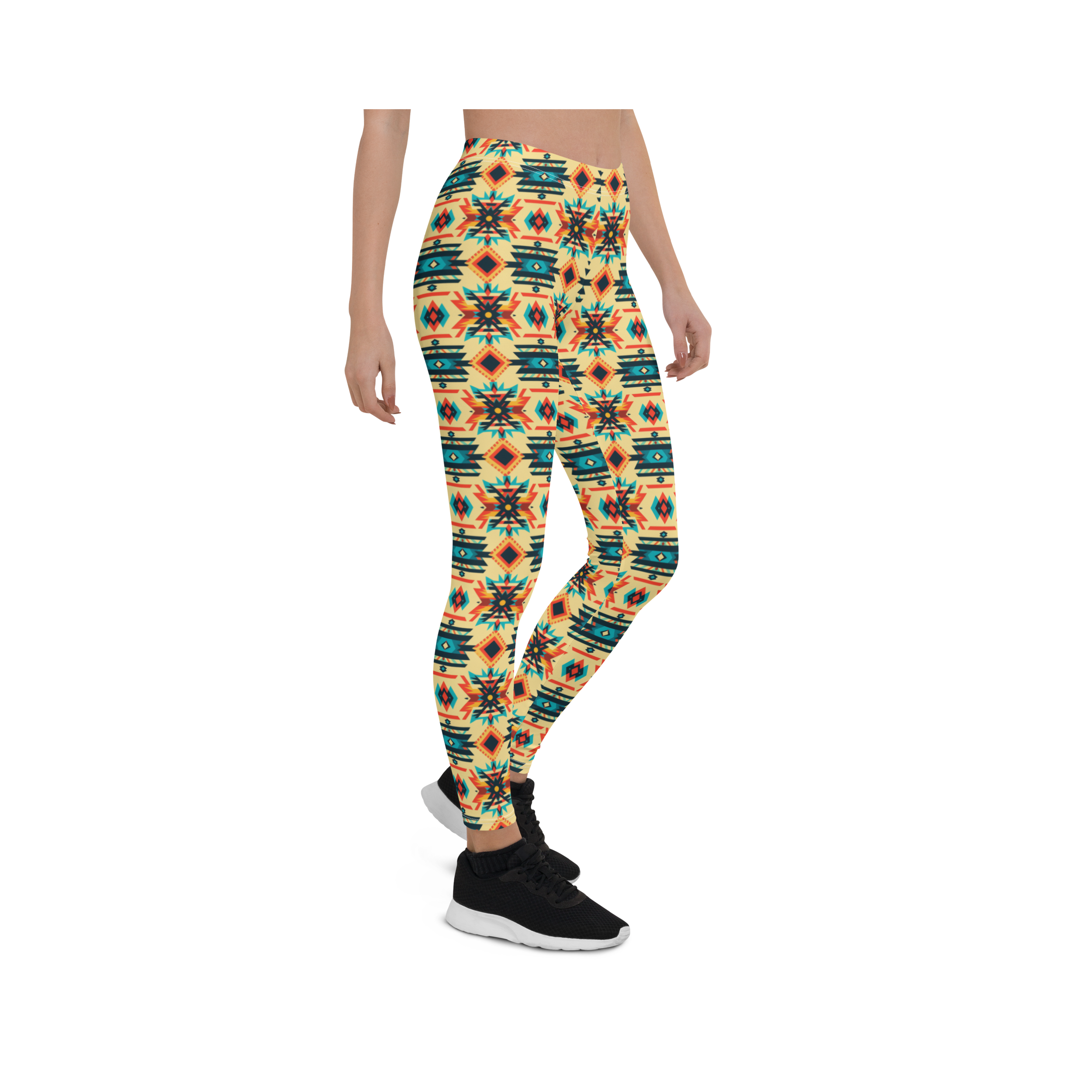 Earth Tribal Pattern Leggings