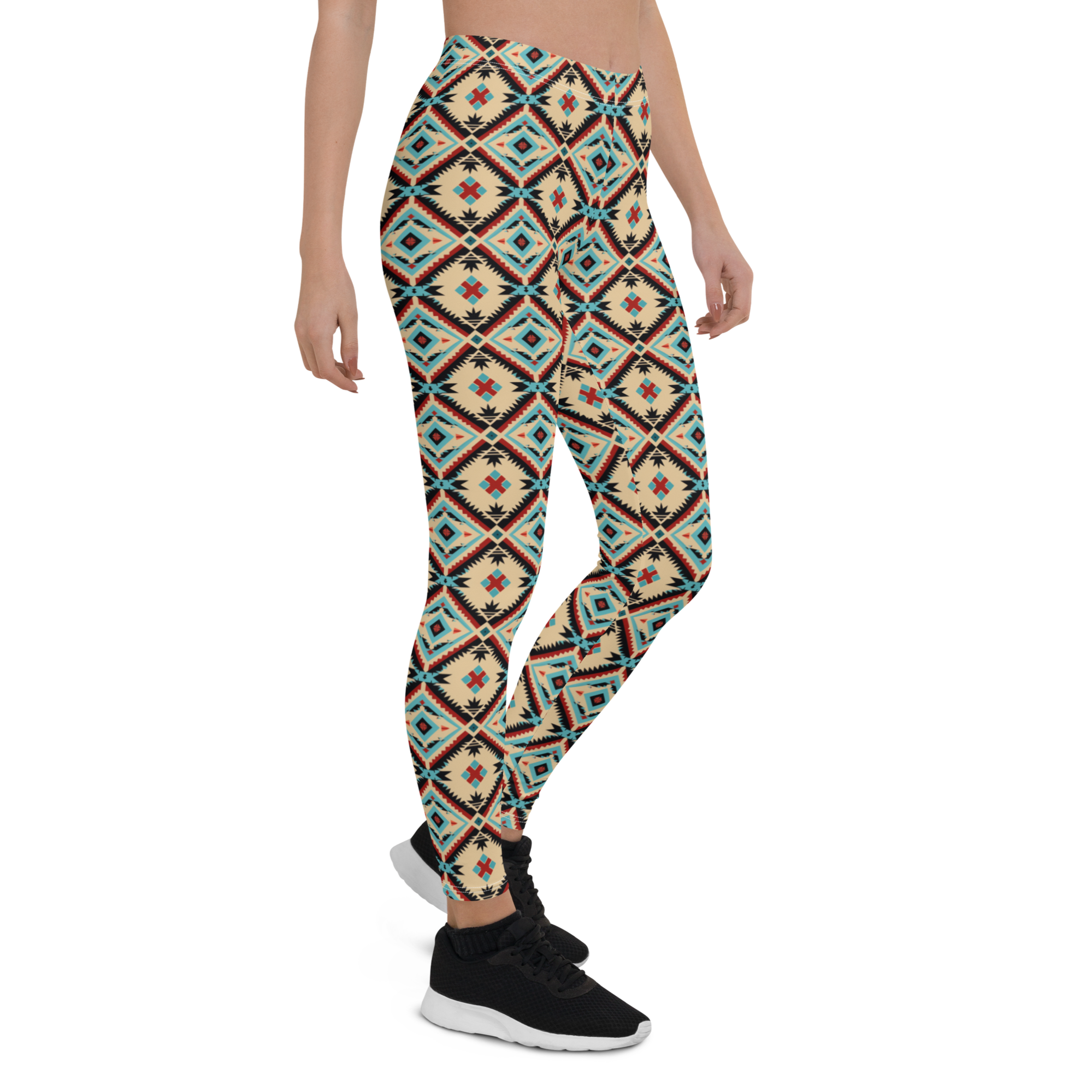 Water Tribal Pattern Leggings