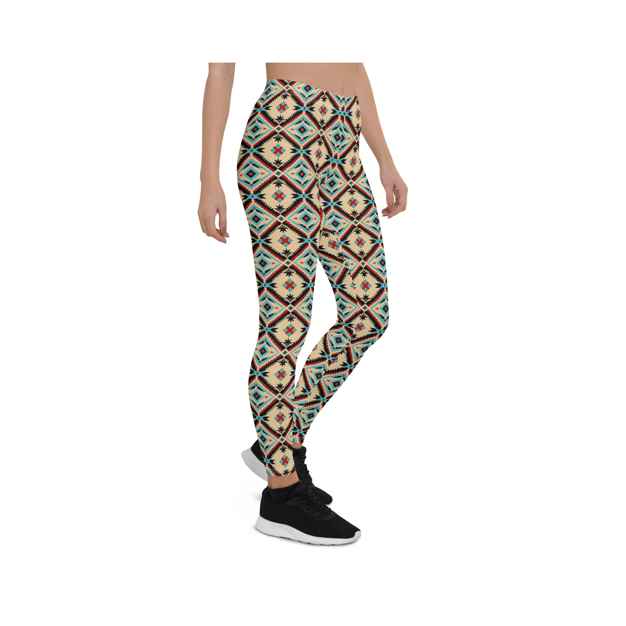 Water Tribal Pattern Leggings