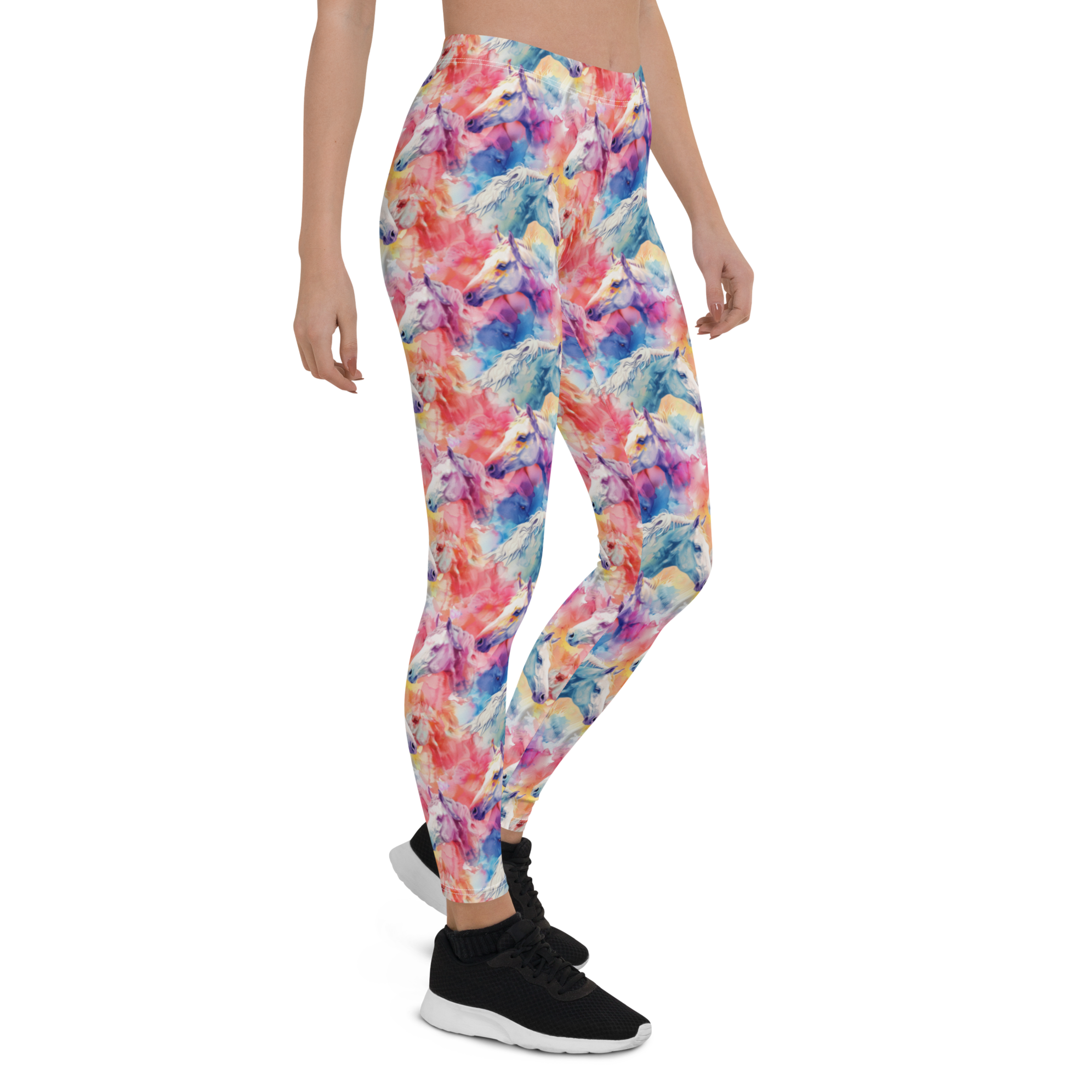 Watercolor Horse Leggings