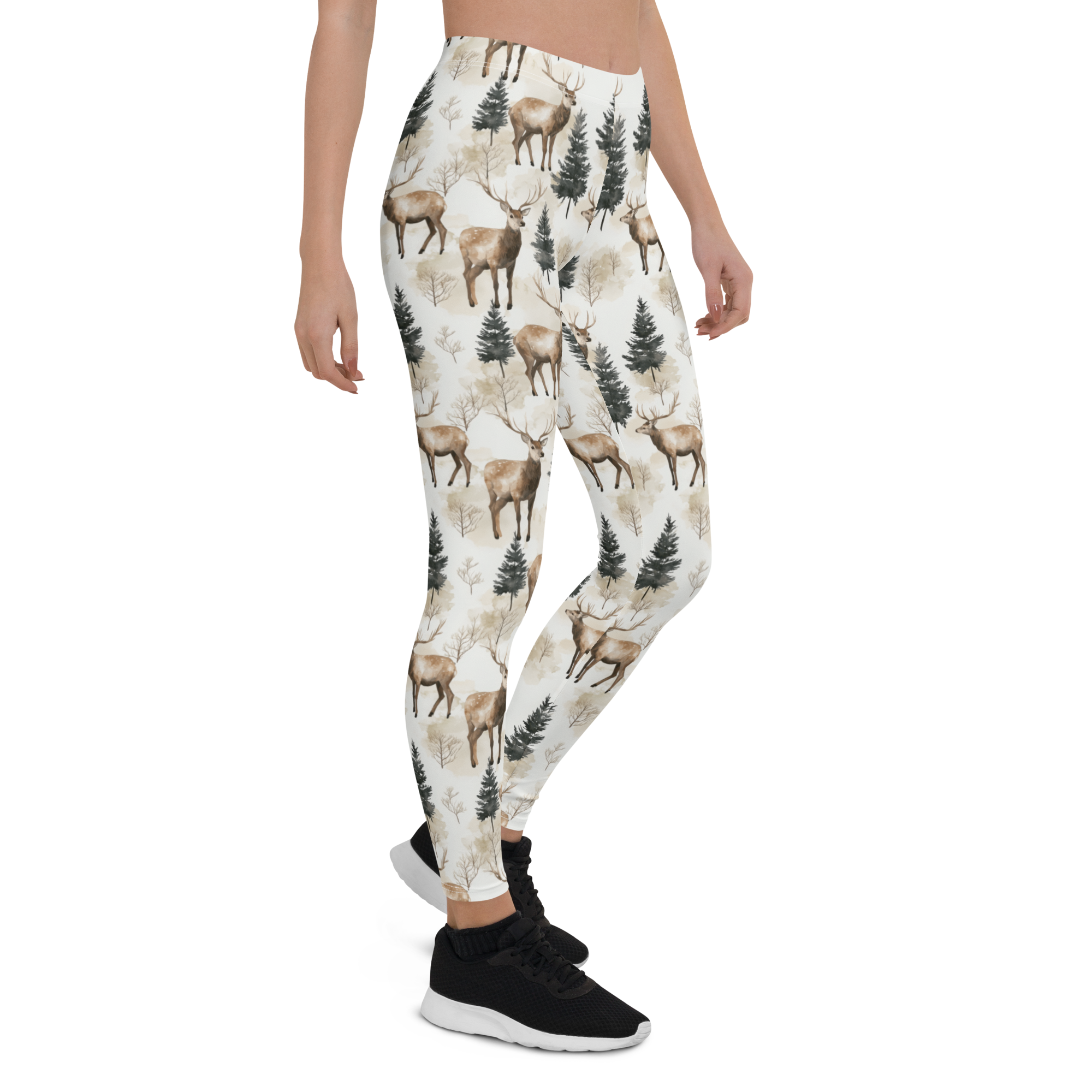 Deer print leggings best sale