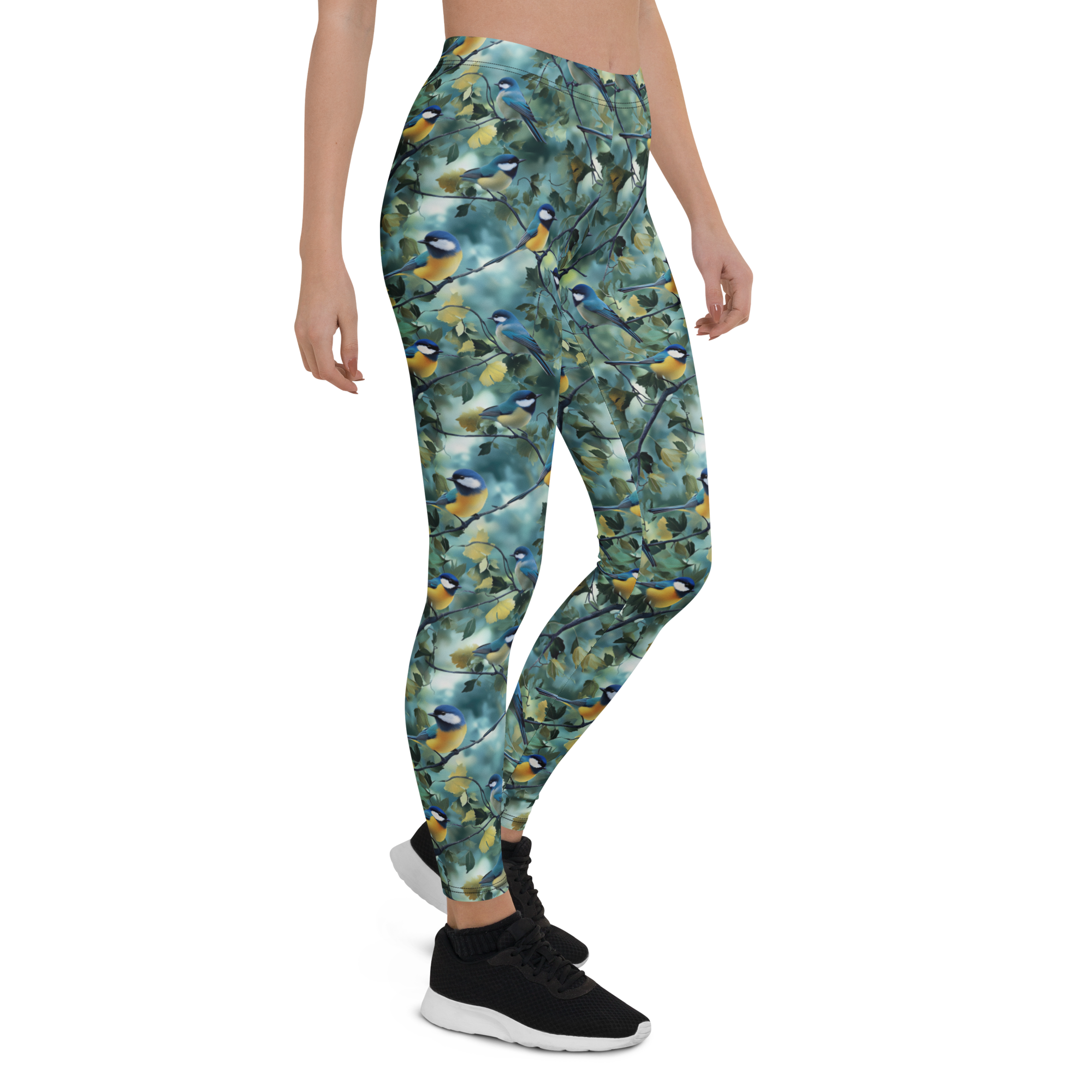 Blue Songbird Leggings Right View