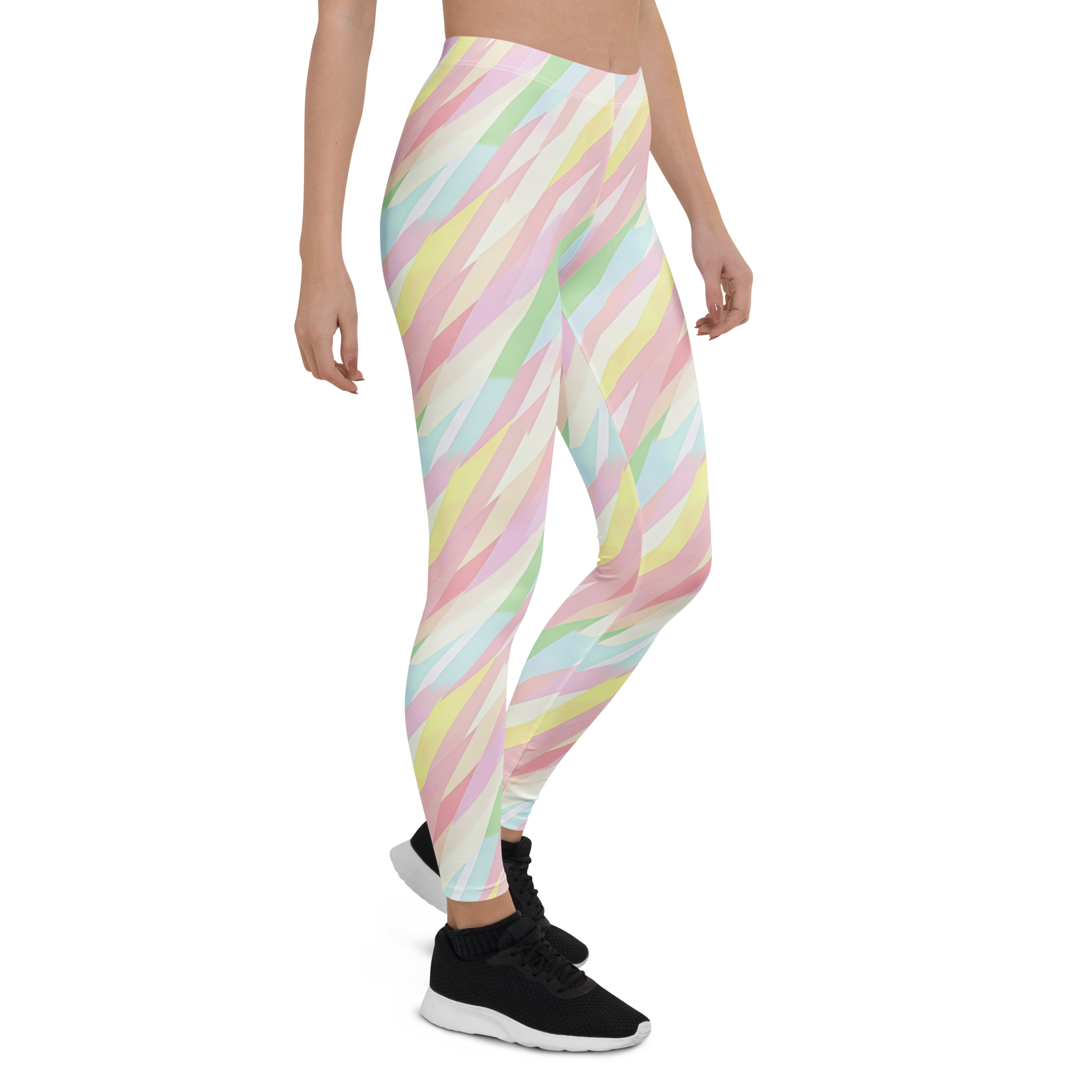 Pastel Camo Leggings Right View