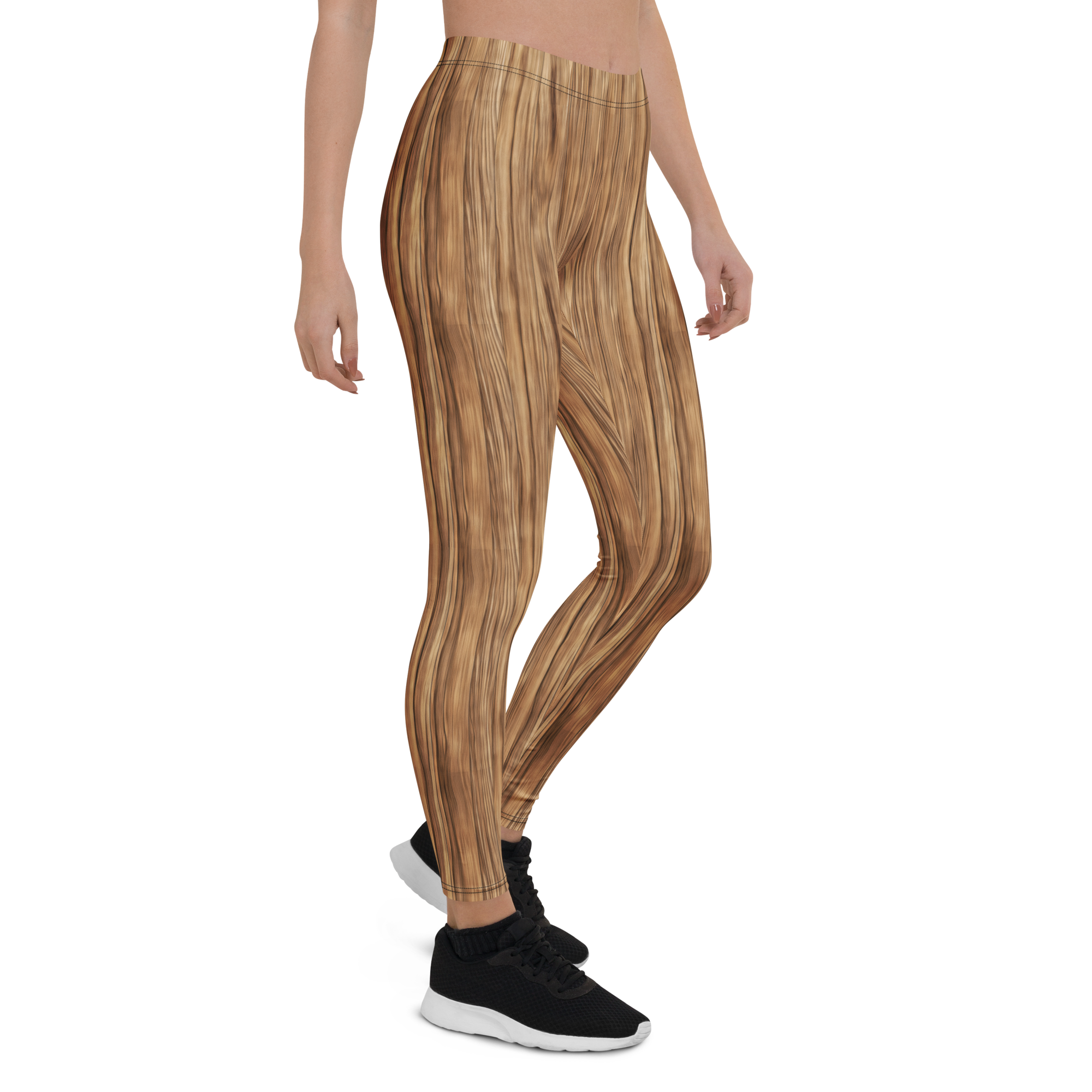 Rustic Oak Leggings Right View