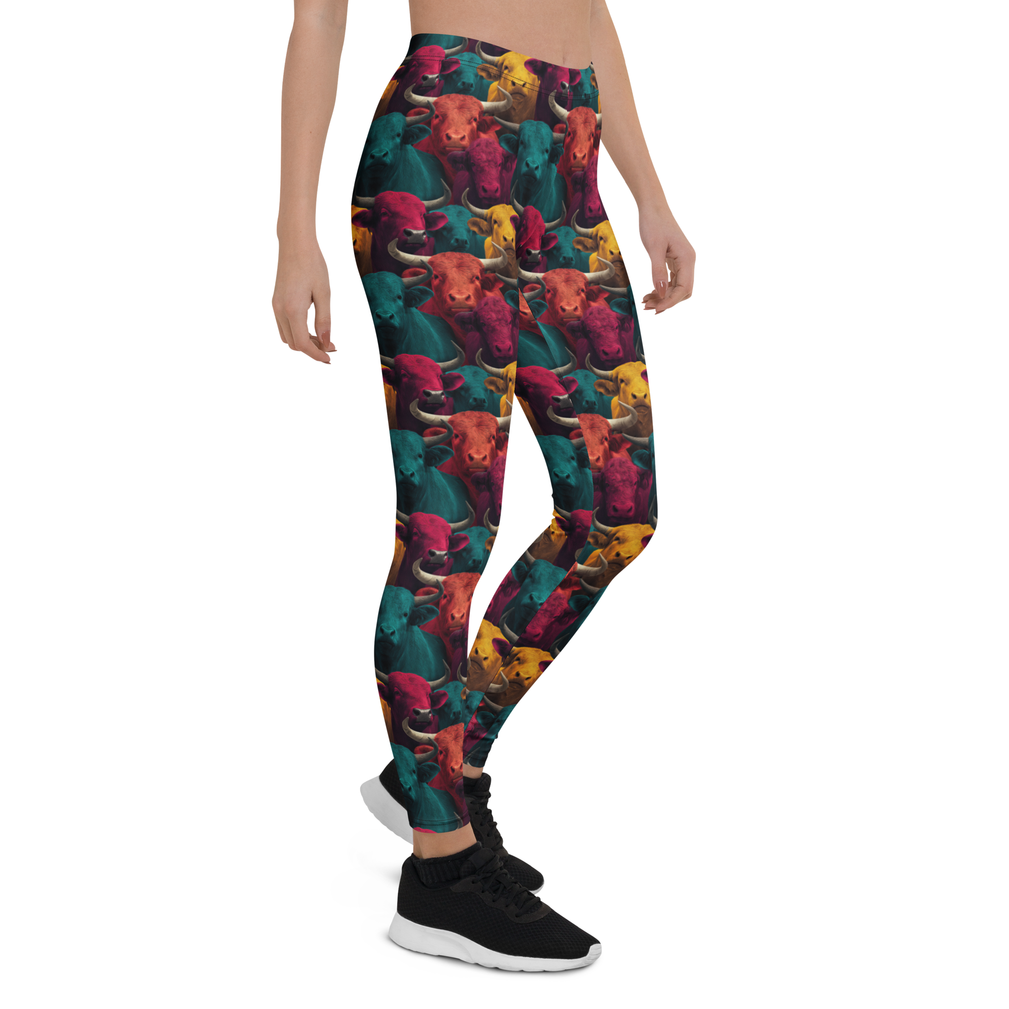 Cattle Color Leggings Right View