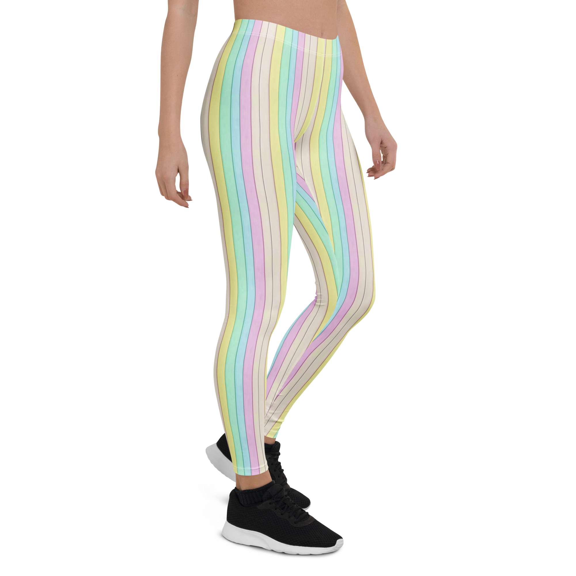 Candy Stripe Leggings Right View