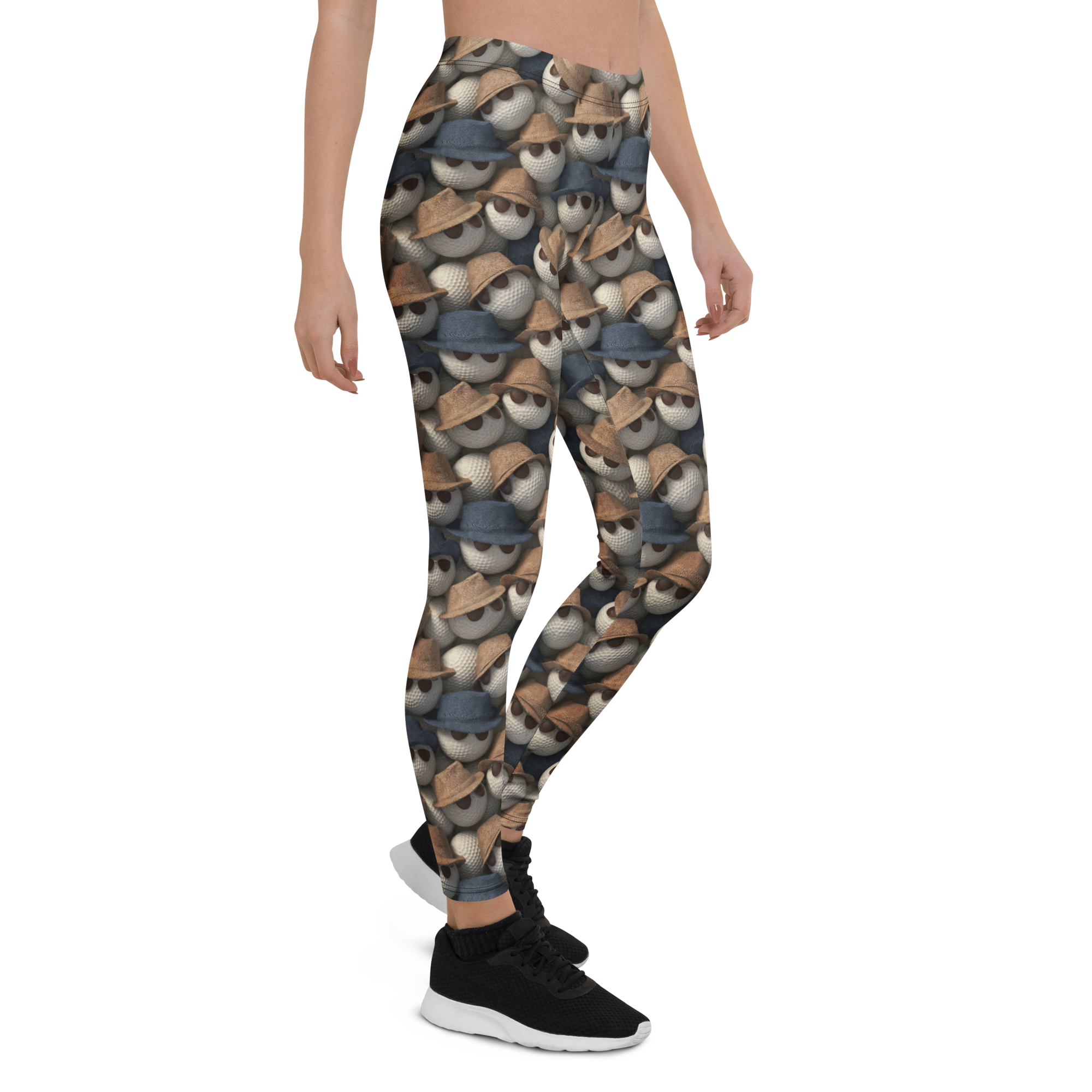 Groovin Golf Ball Leggings Right View