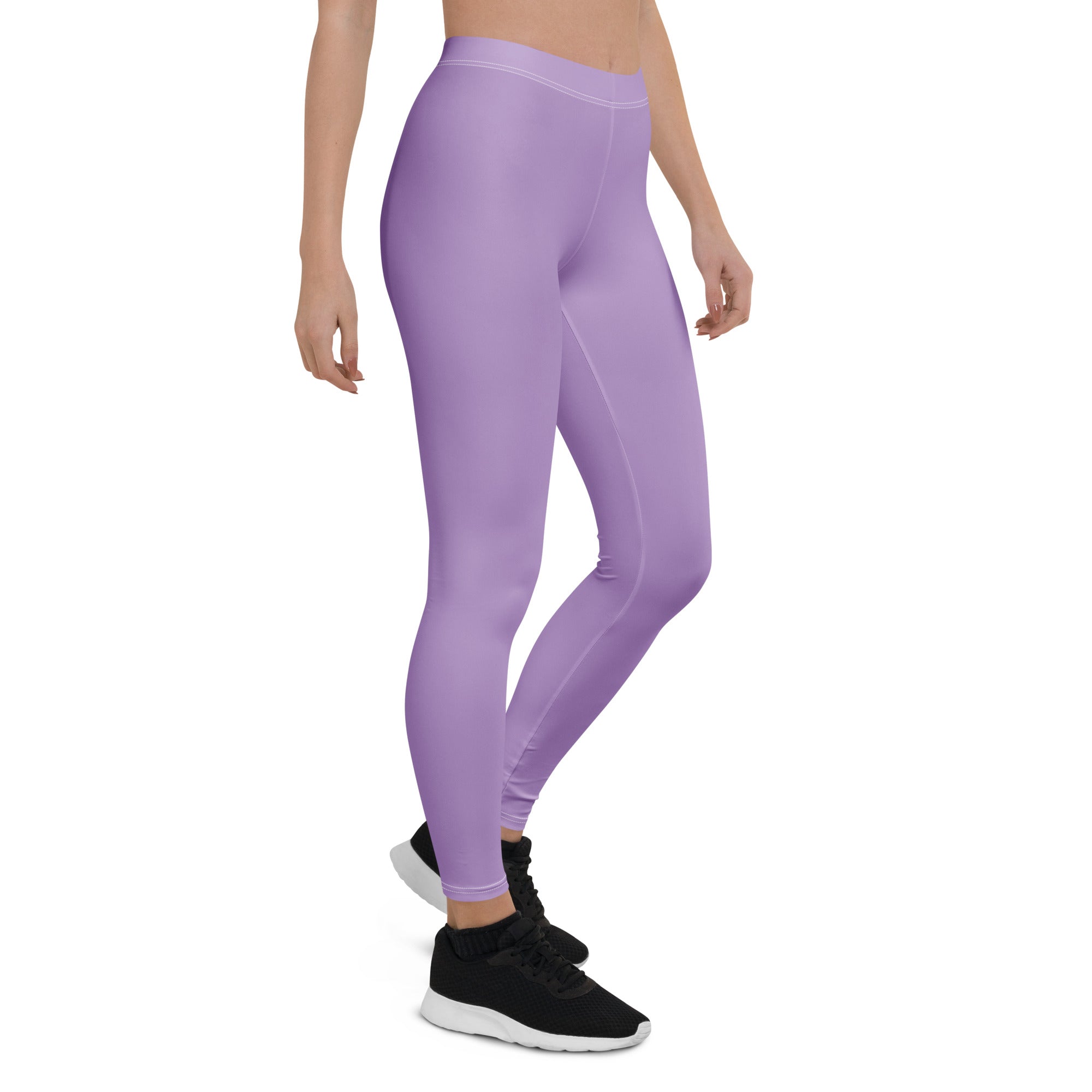 Solid Amethyst Orchid Kids Leggings | GearBunch