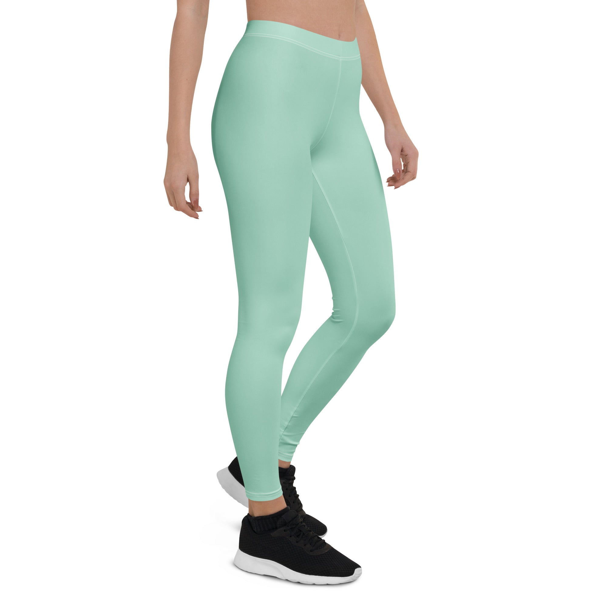 Solid Seafoam Kids Leggings | GearBunch