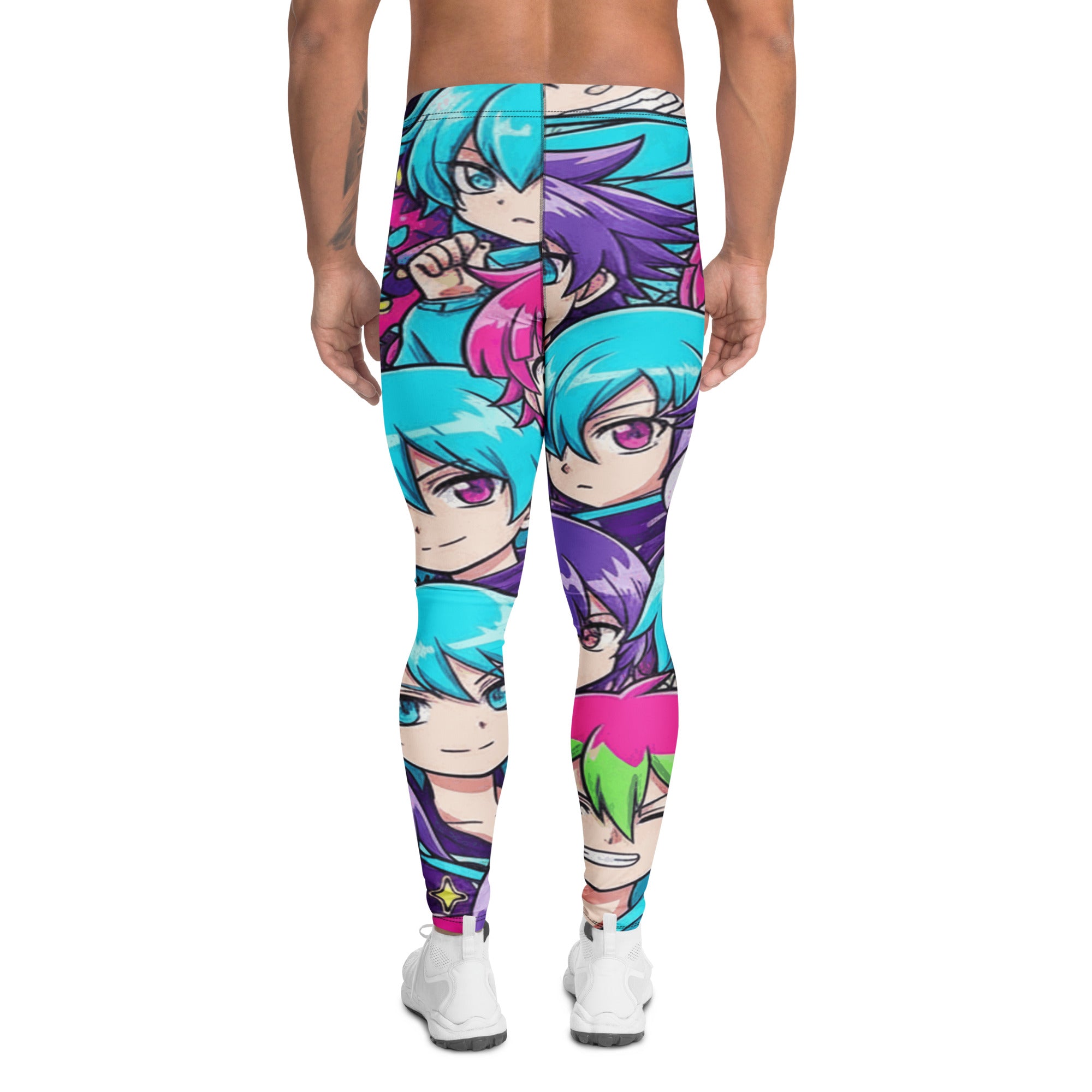 Anime Collage Cyberpunk Meggings | GearBunch