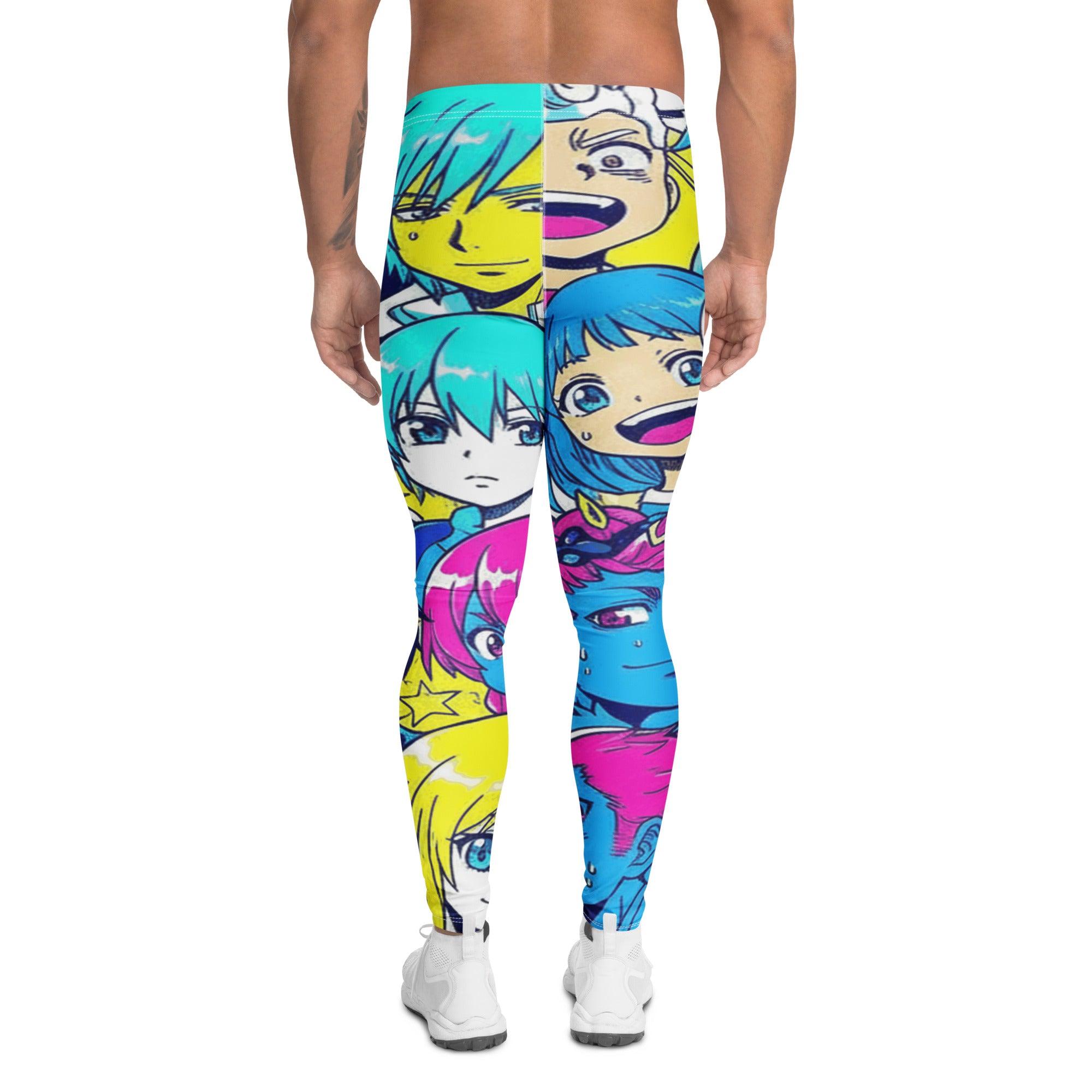 Anime Collage Neon Tokyo Meggings | GearBunch