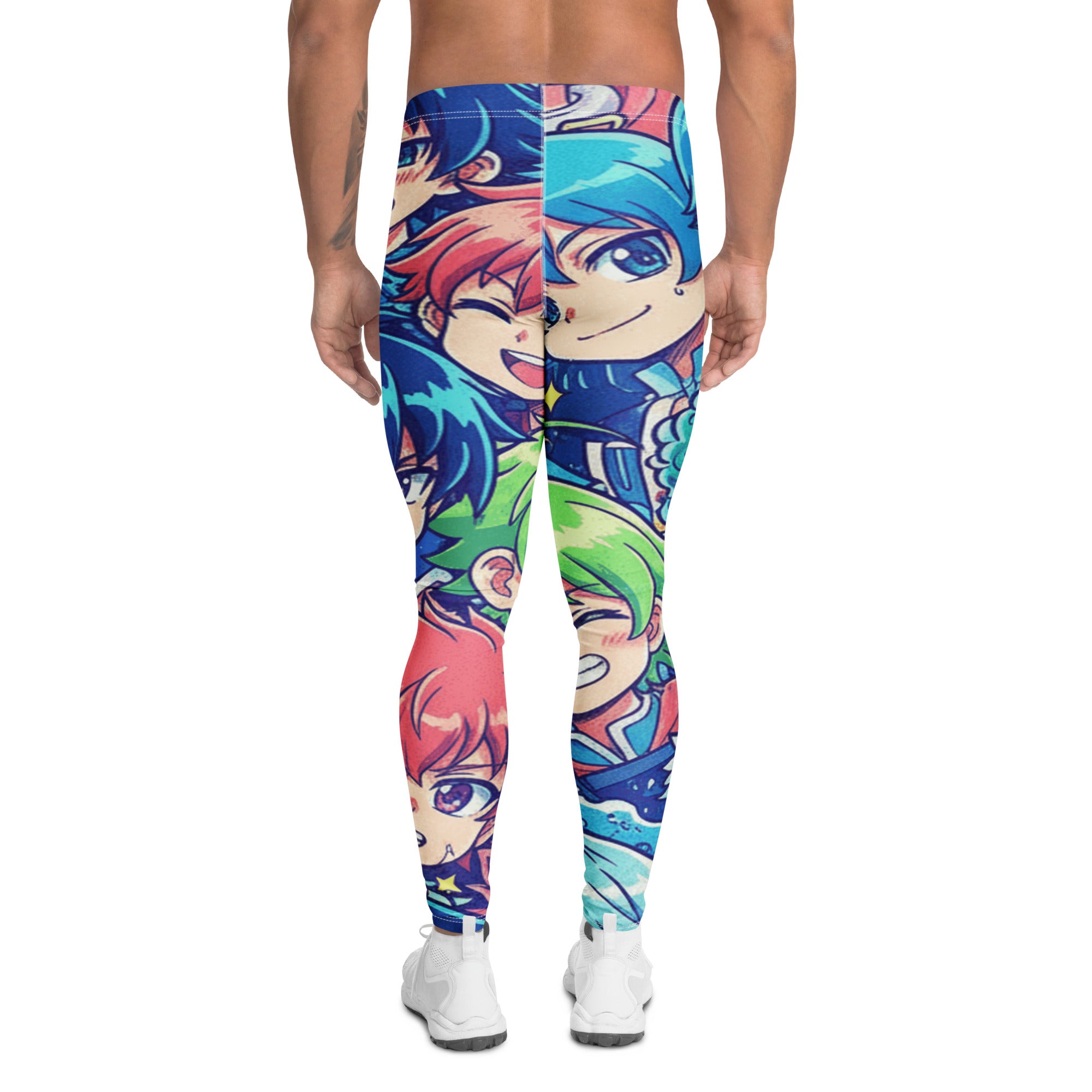 Anime Collage Ocean Wave Meggings | GearBunch