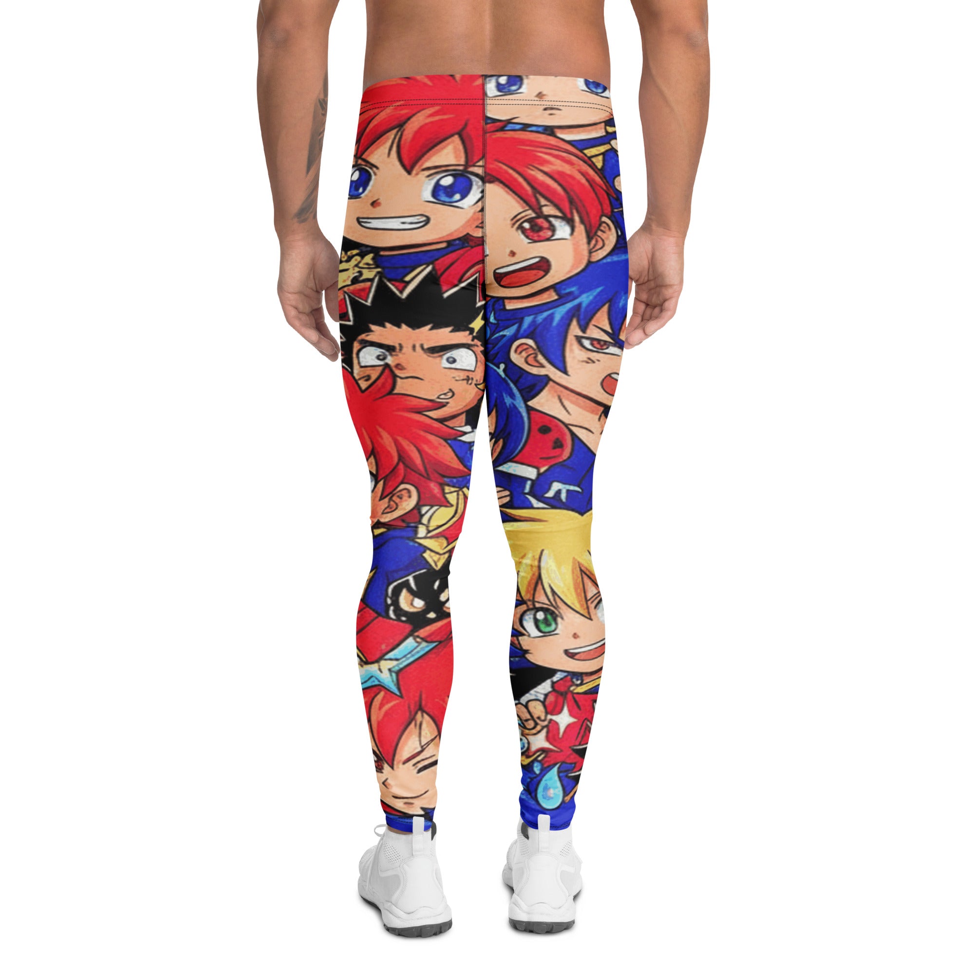 Anime Collage Street Fighter Meggings | GearBunch