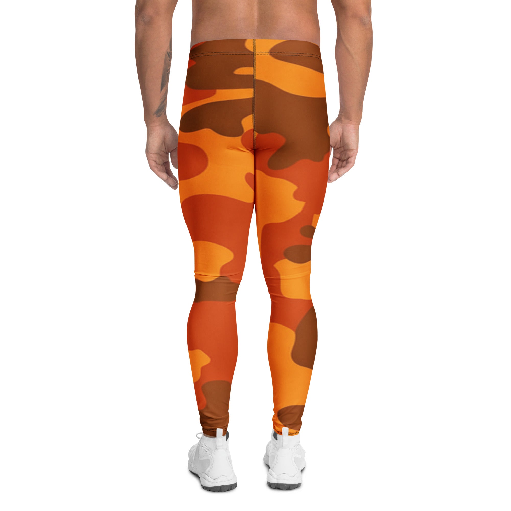 Burnt Orange Camo Meggings | GearBunch