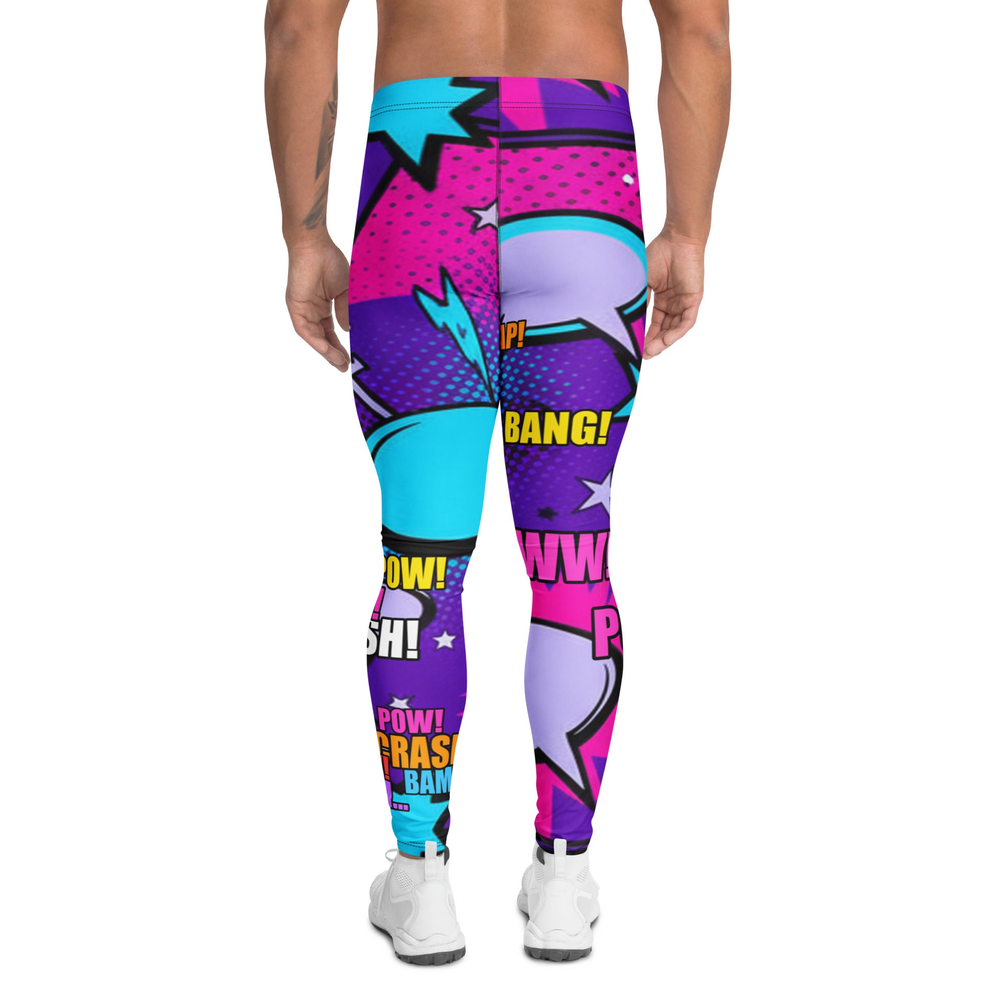 Comic Pop Galaxy Purple Meggings | GearBunch