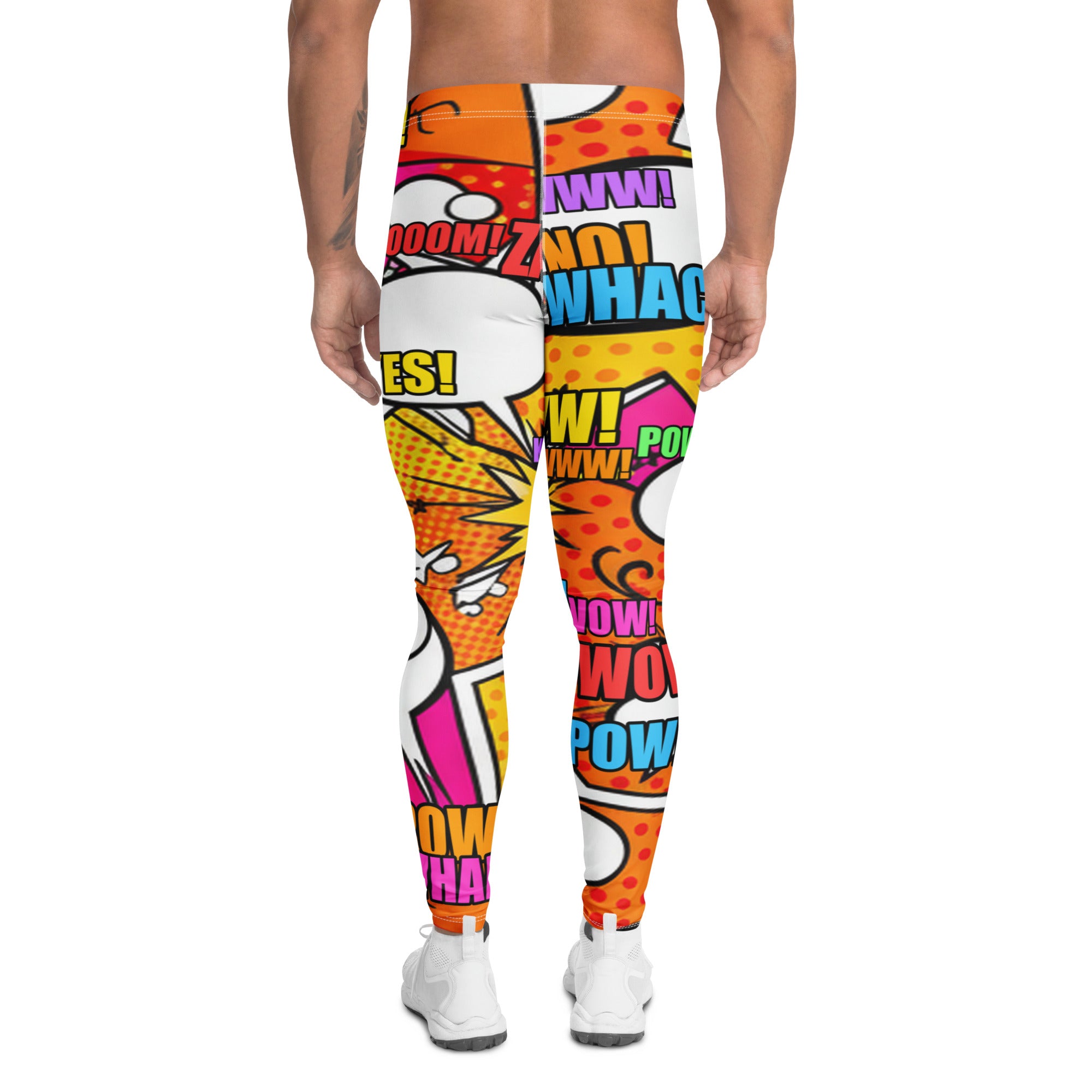 Comic Pop Sunset Orange Meggings | GearBunch