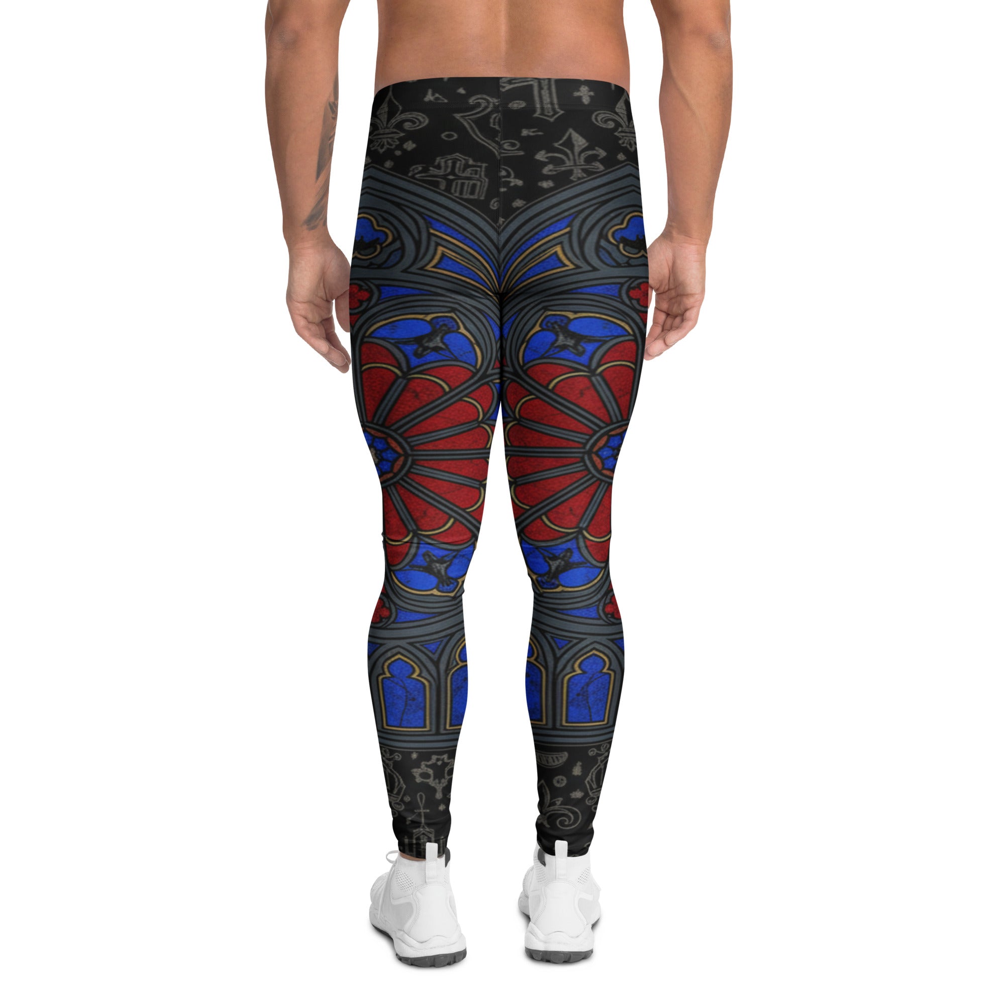 Gothic Cathedral Stained Glass Meggings | GearBunch