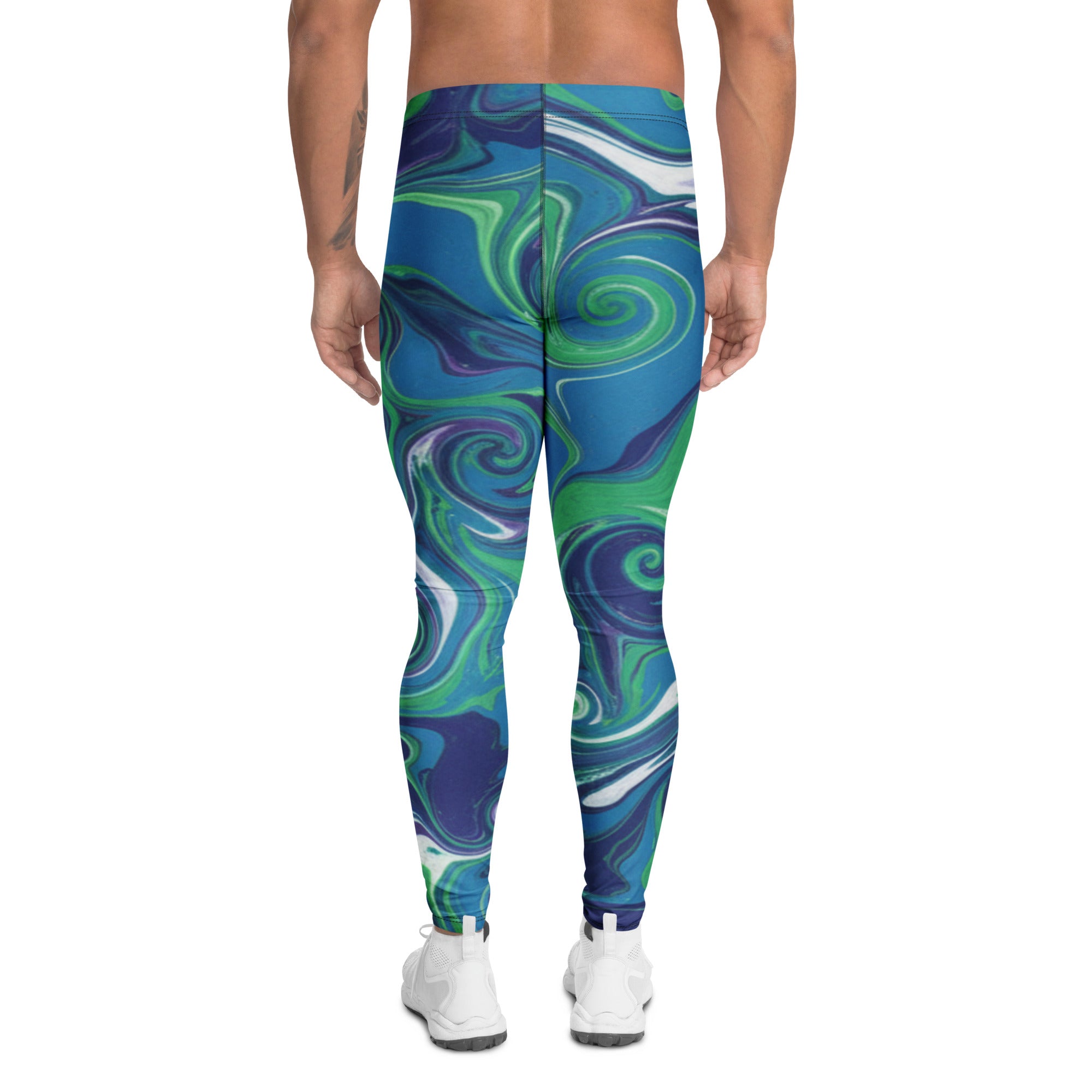 Liquid Marble Arctic Aurora Meggings | GearBunch