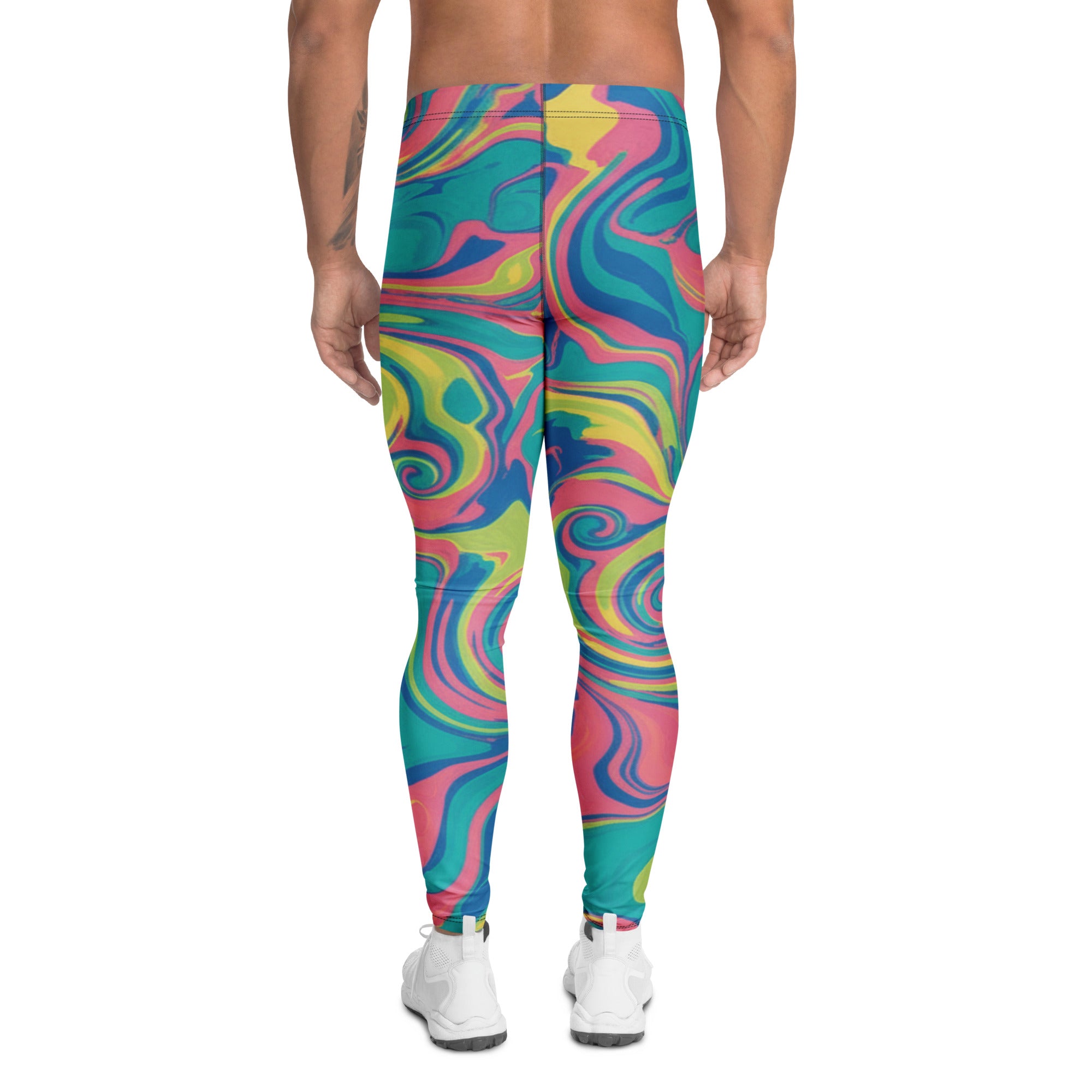 Liquid Marble Tropical Paradise Meggings | GearBunch