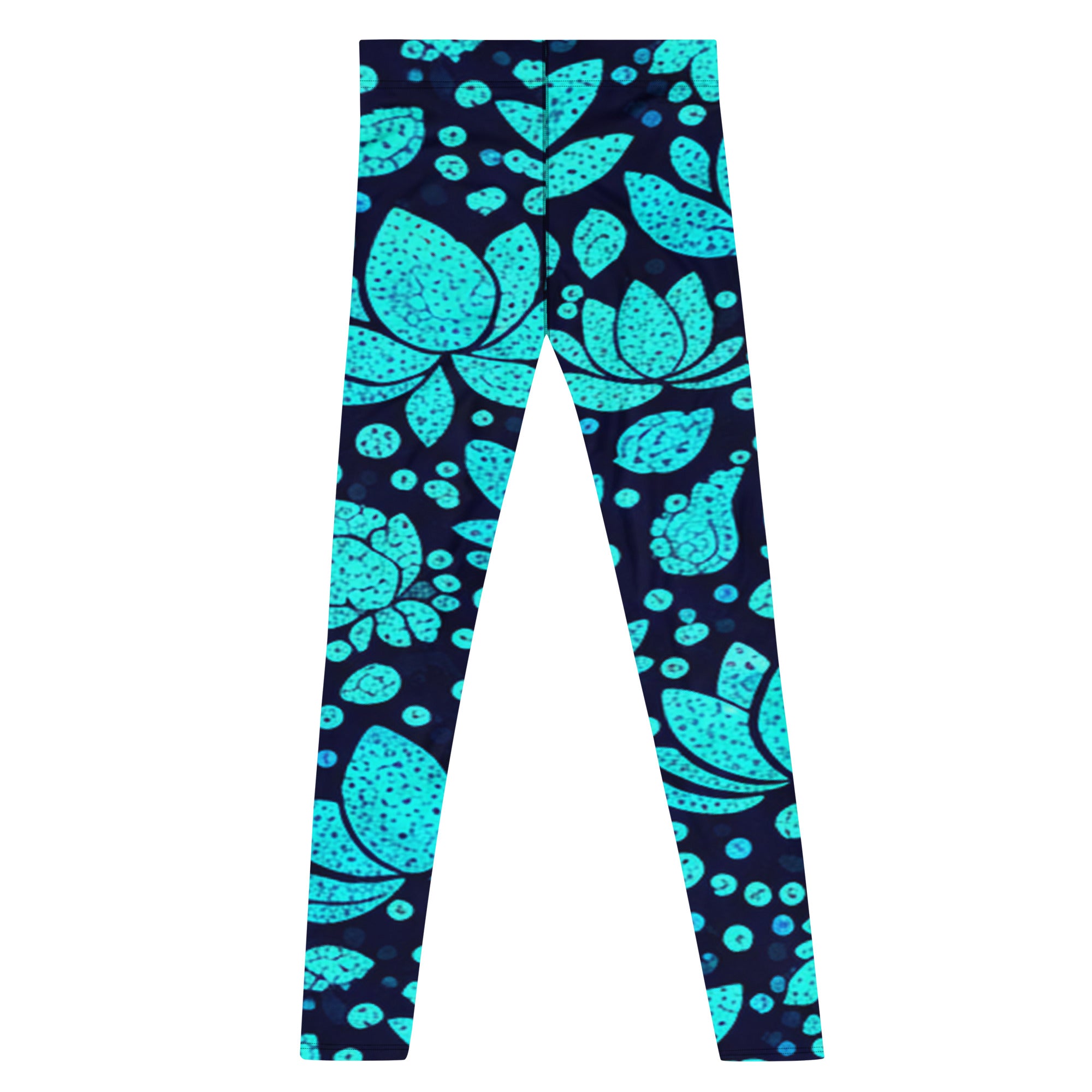 Teal Lotus Paillette Meggings | GearBunch