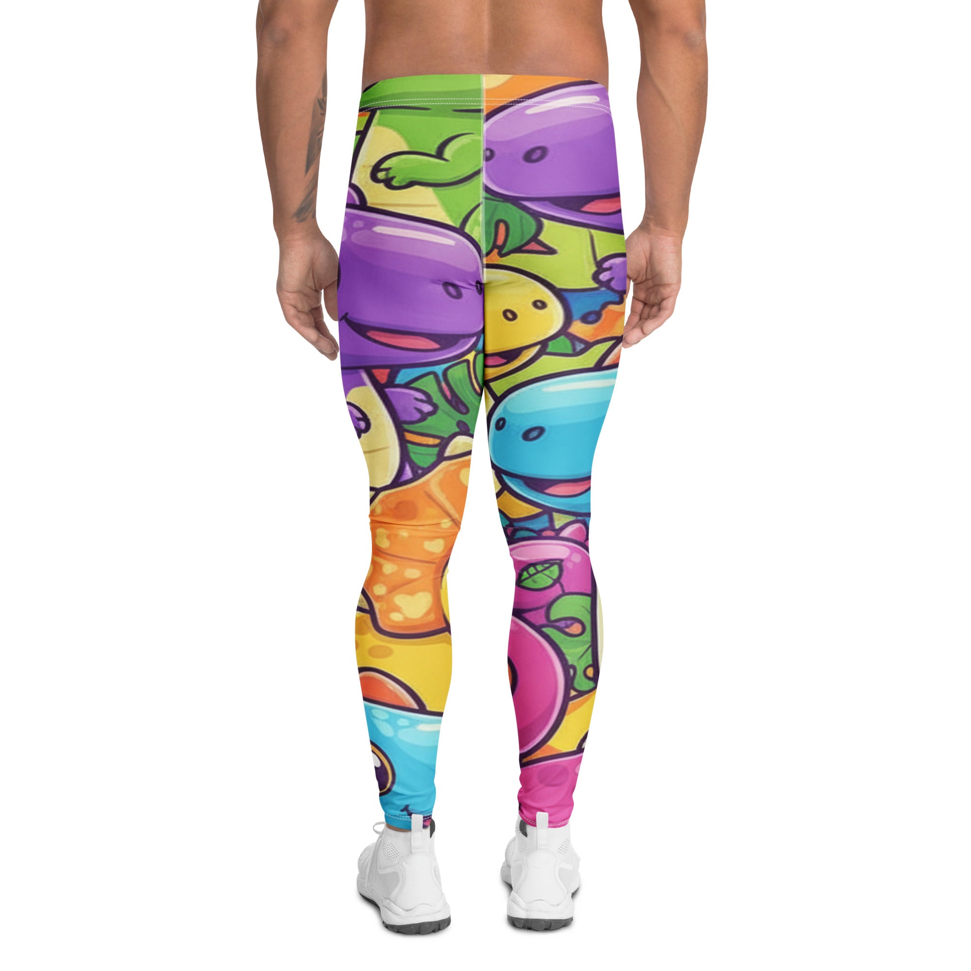 Vibrant Dinosaur Stomp Meggings | GearBunch