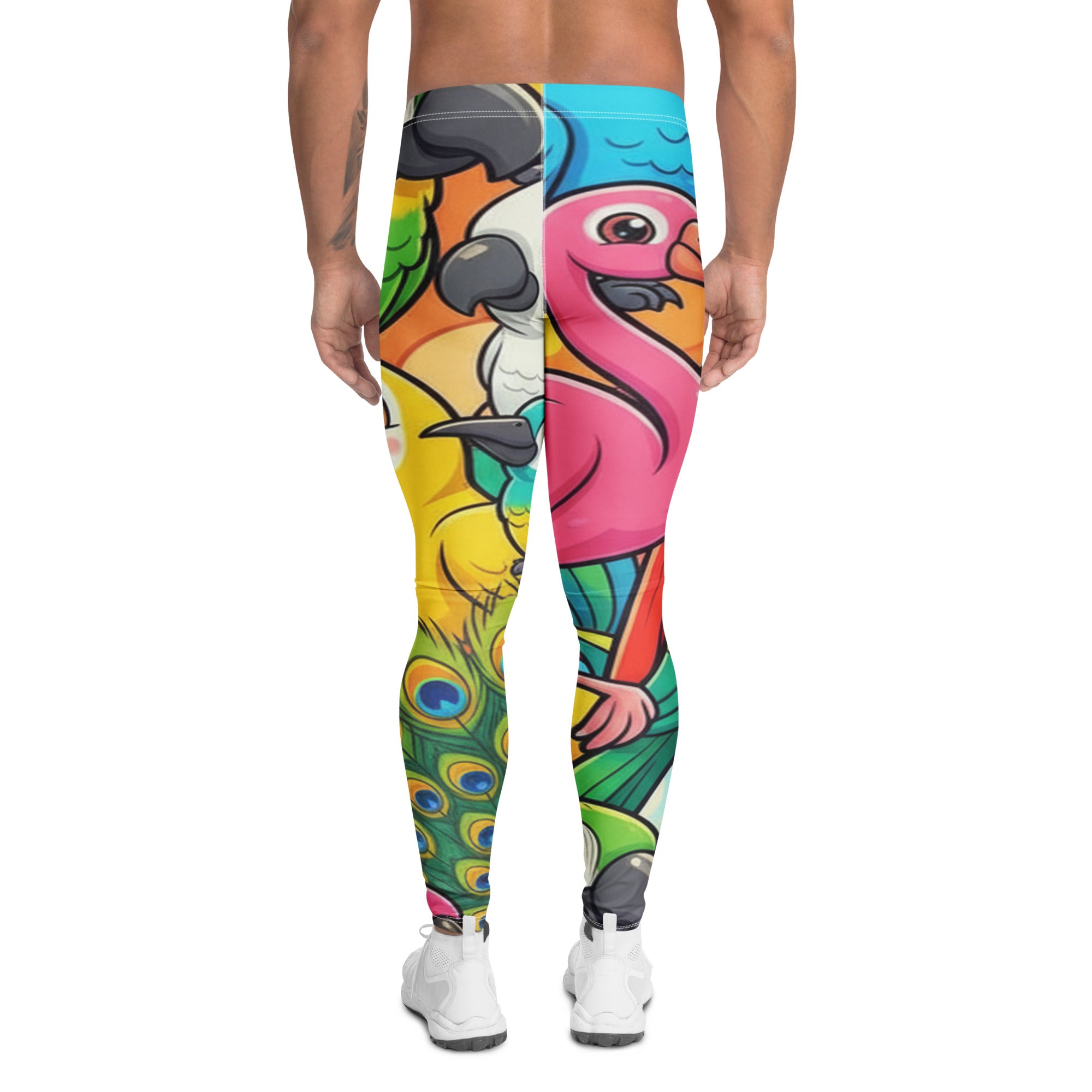 Vibrant Tropical Birds Meggings | GearBunch