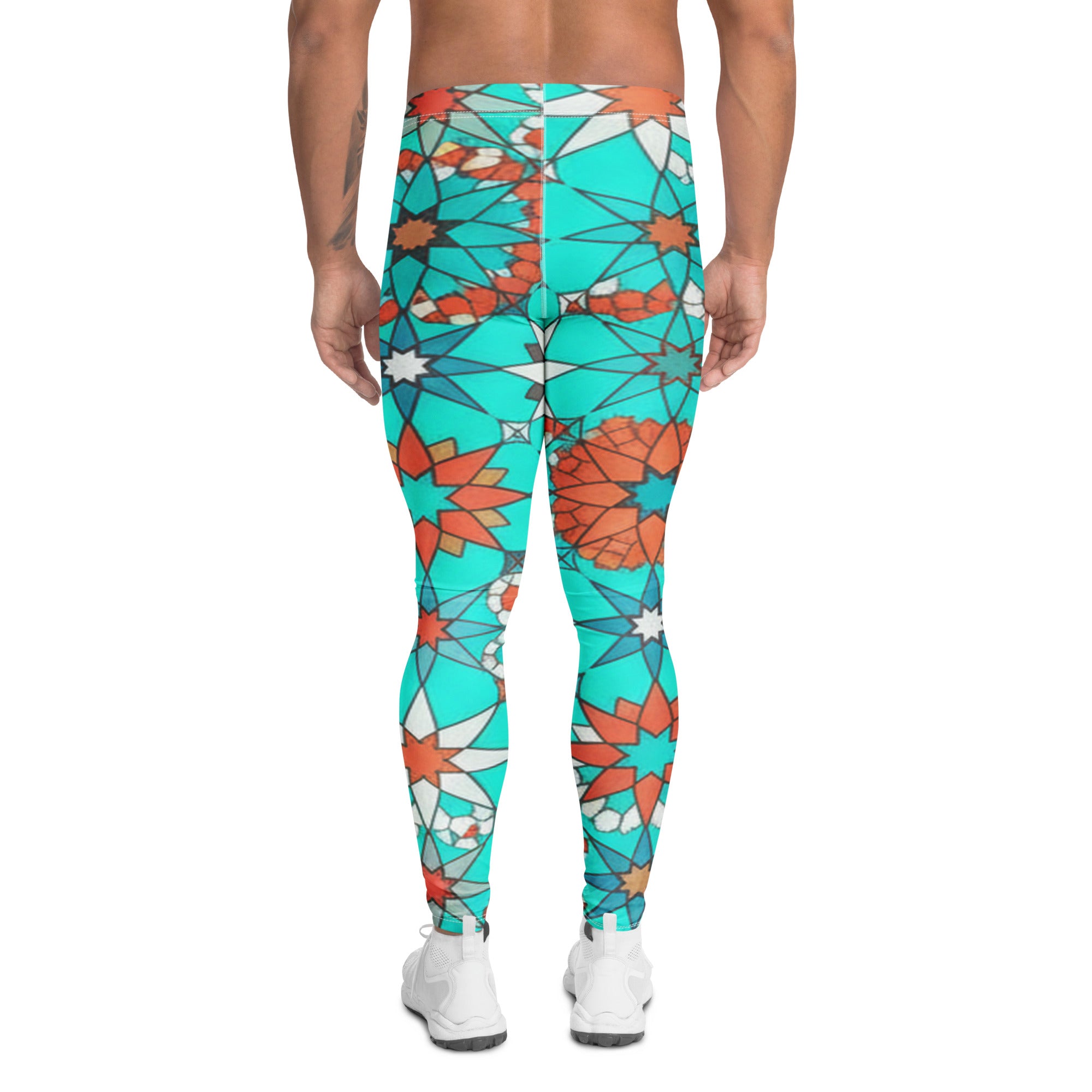 Zellige Turquoise Coral Meggings | GearBunch