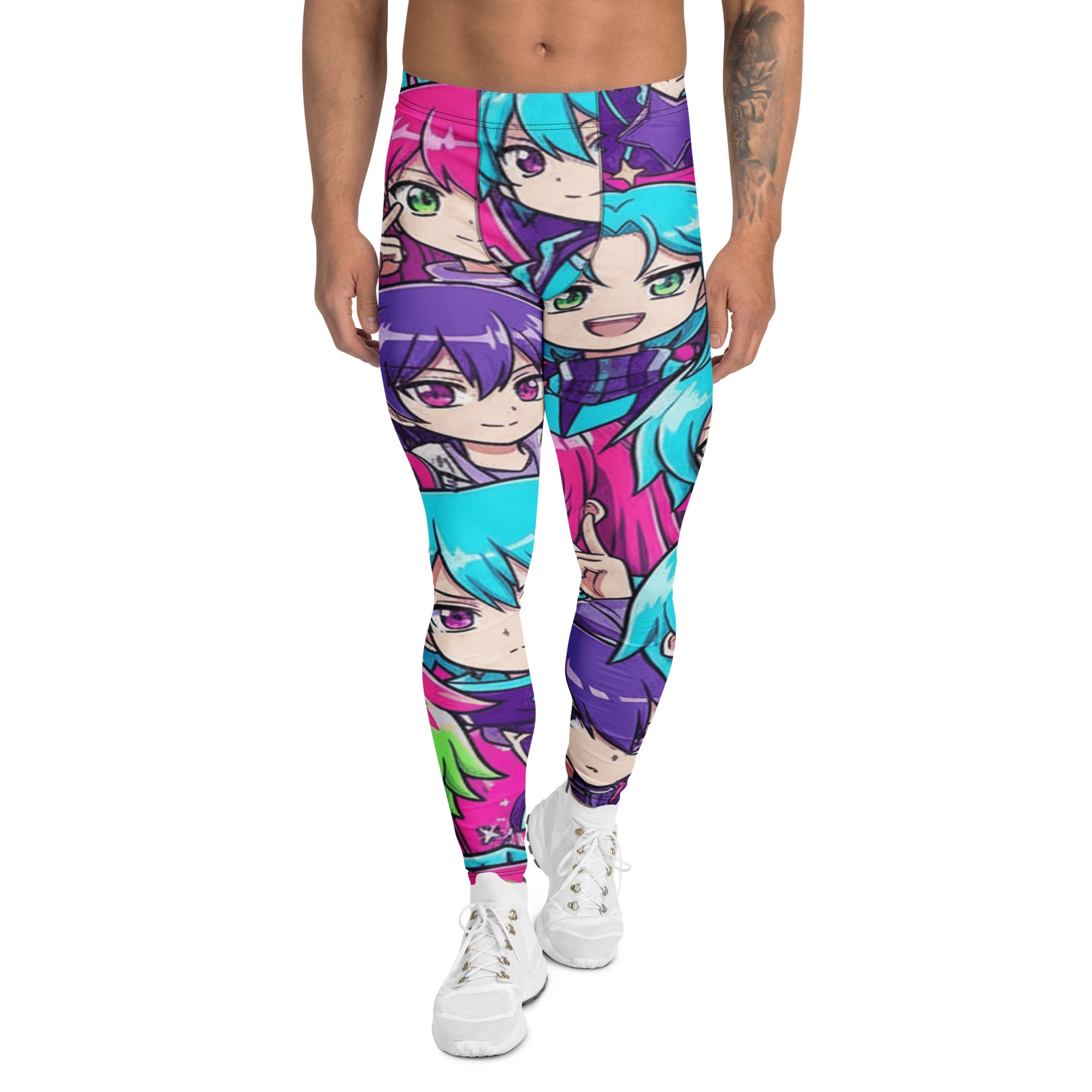 Anime Collage Cyberpunk Meggings | GearBunch