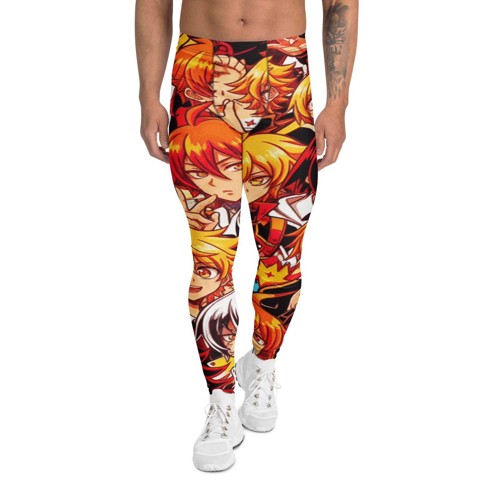 Anime Collage Fire Spirit Meggings | GearBunch