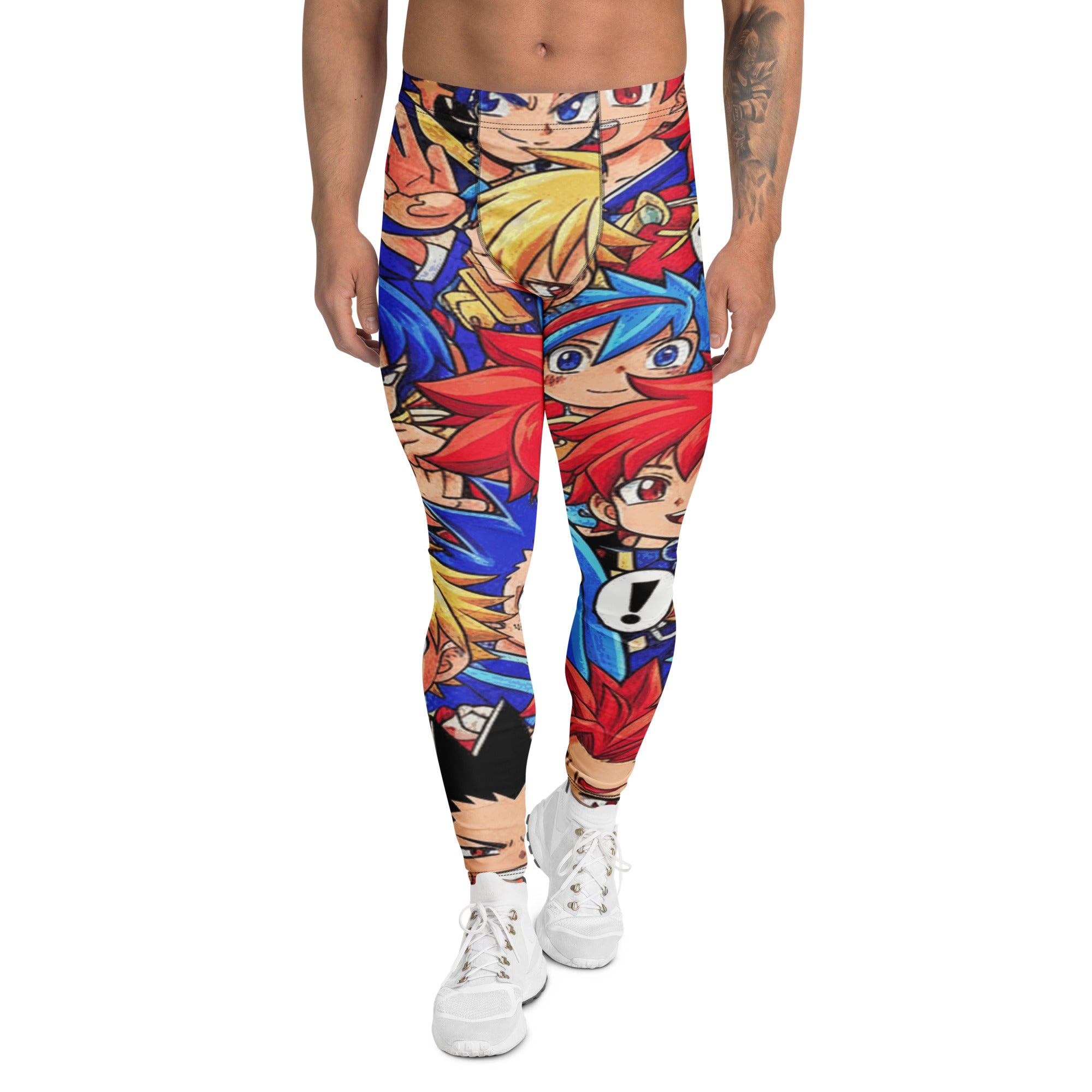 Anime Collage Street Fighter Meggings | GearBunch