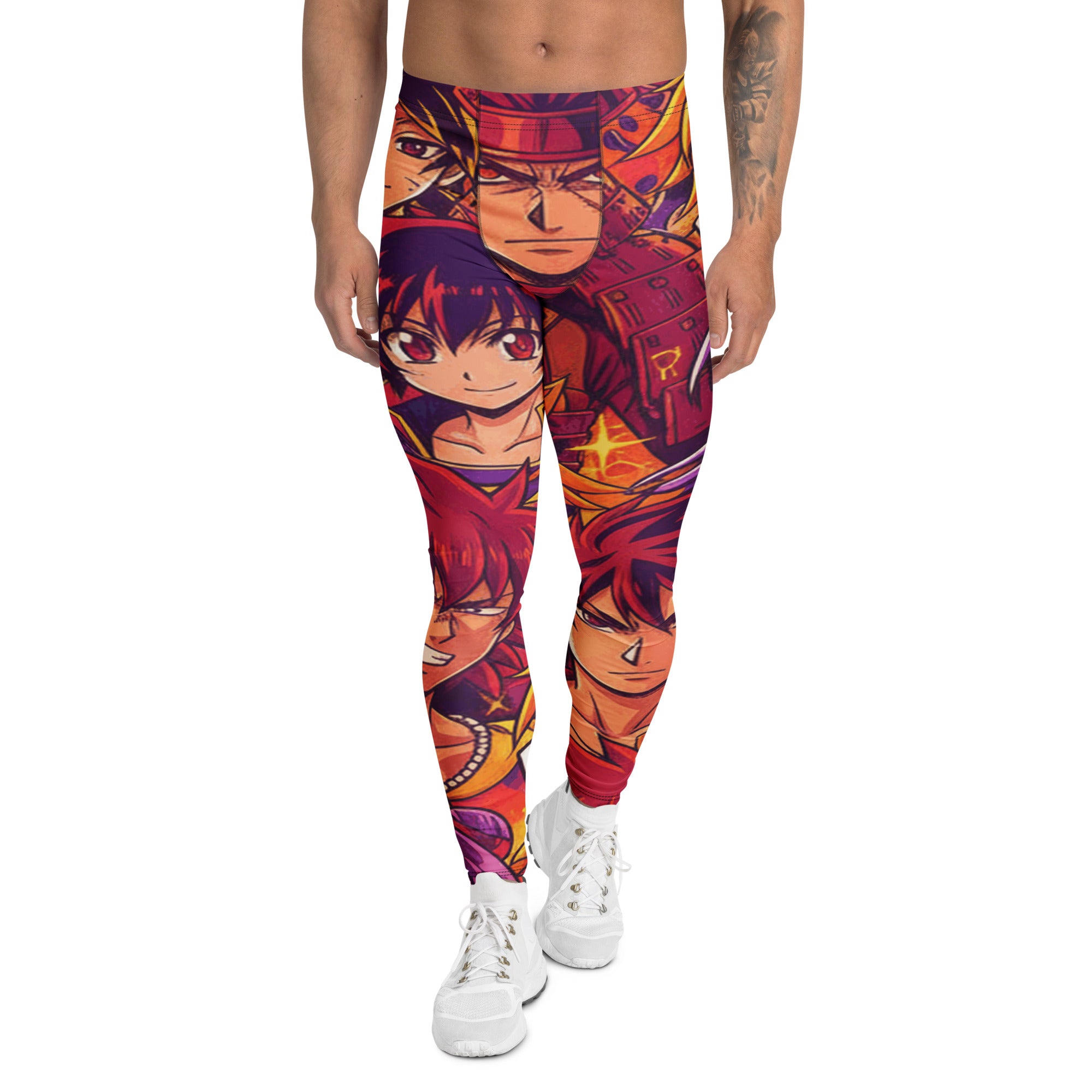 Anime Collage Sunset Samurai Meggings | GearBunch