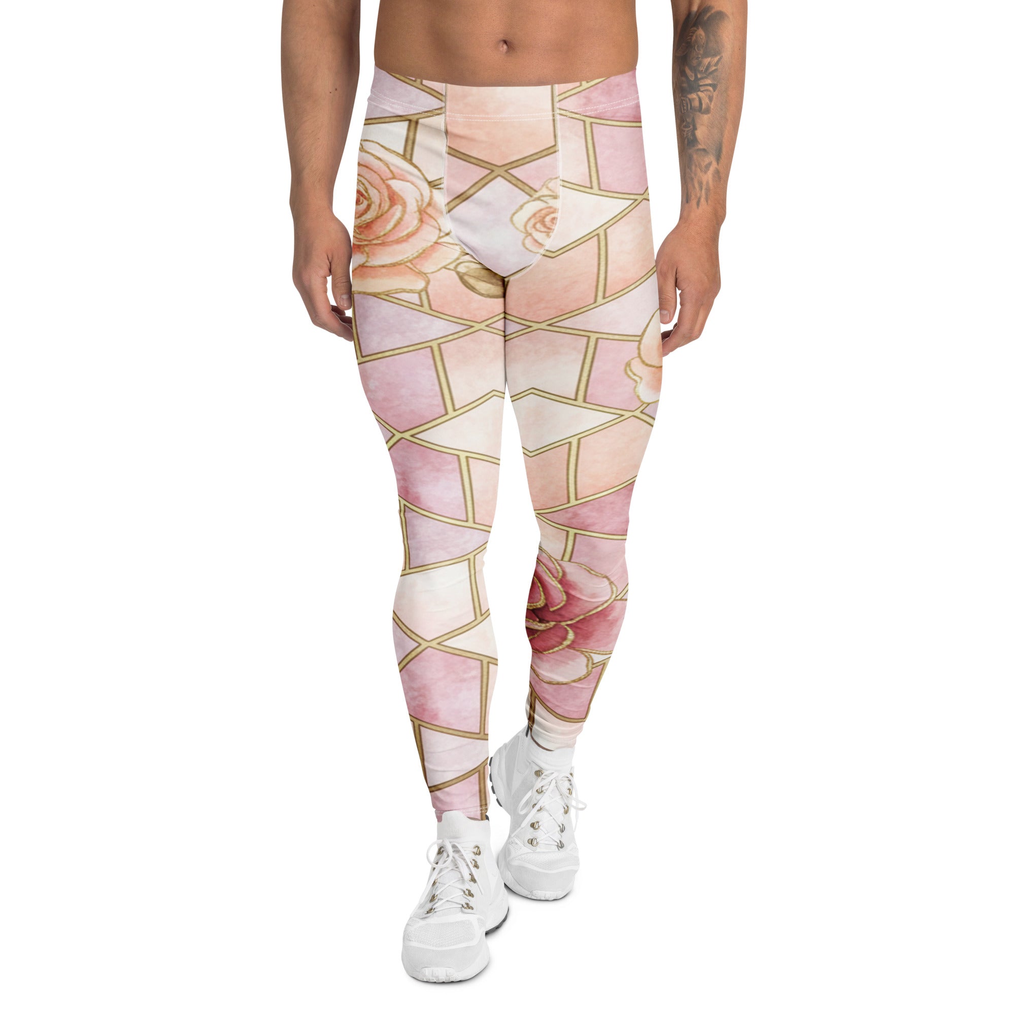 Arabic Watercolour Rose Quartz Meggings | GearBunch