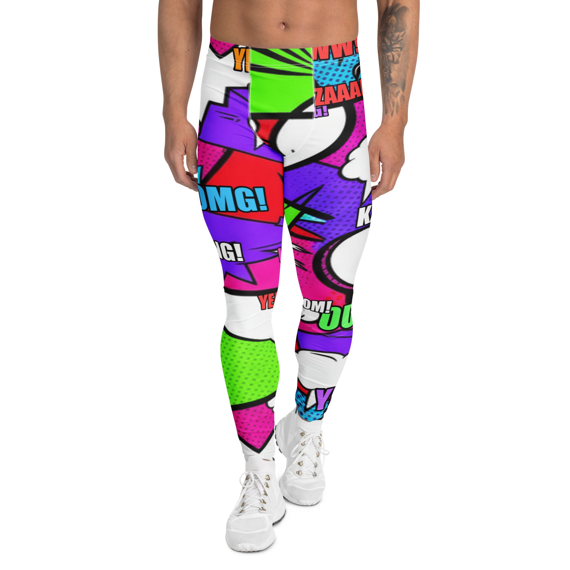 Comic Pop Neon Pink Meggings | GearBunch