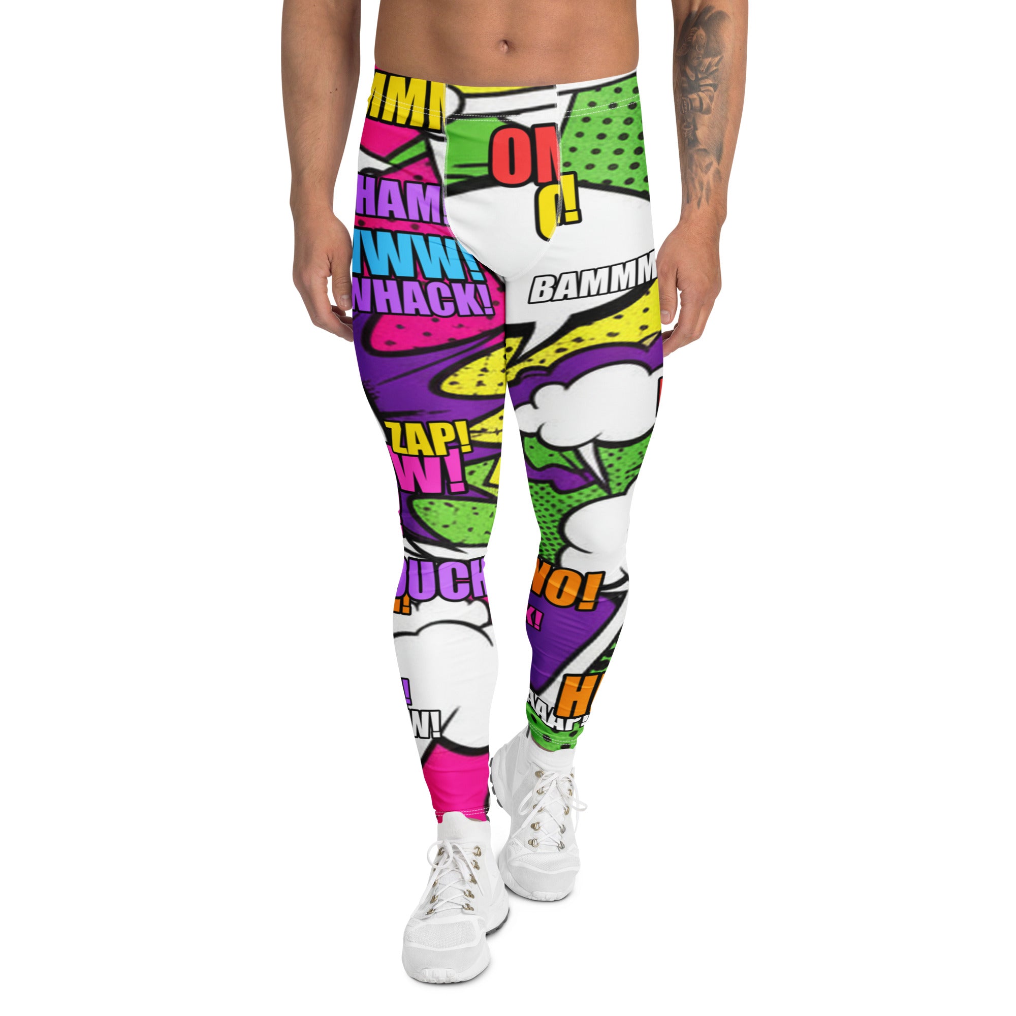 Comic Strip Neon Villain Meggings | GearBunch