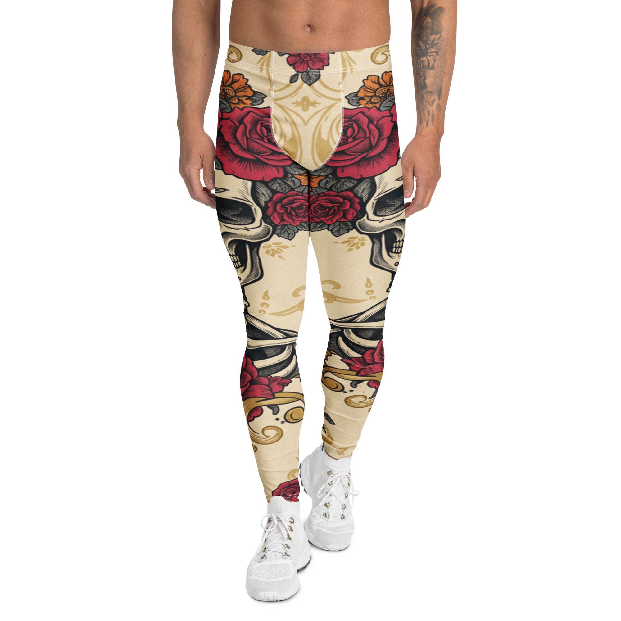La Catrina Floral Crown Meggings | GearBunch