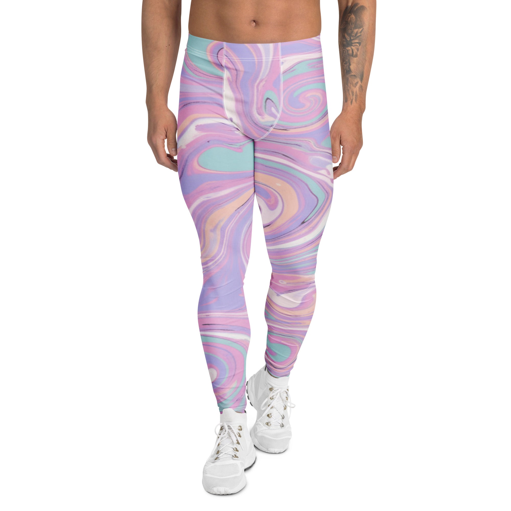 Liquid Marble Cotton Candy Meggings | GearBunch