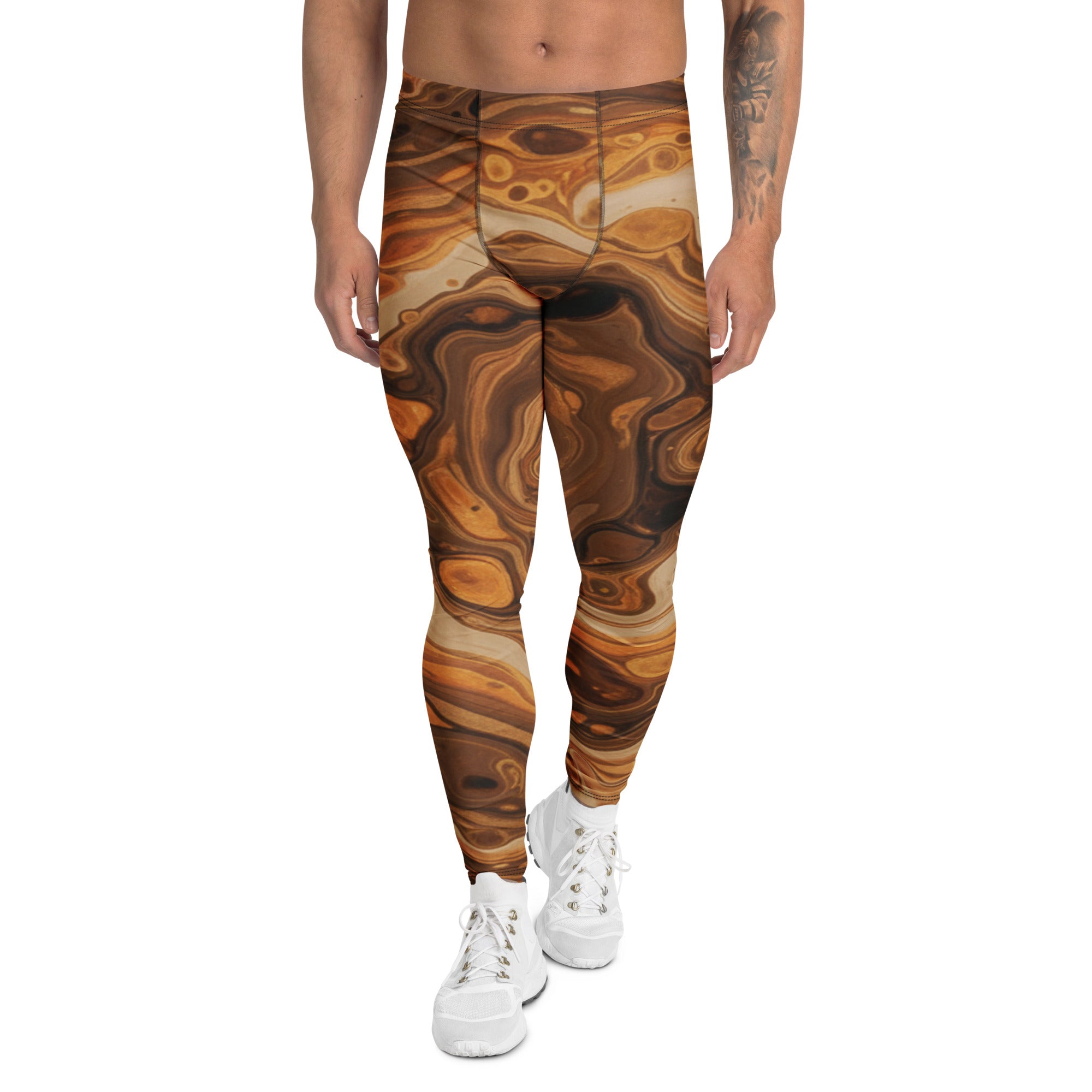 Liquid Marble Earth Agate Meggings | GearBunch