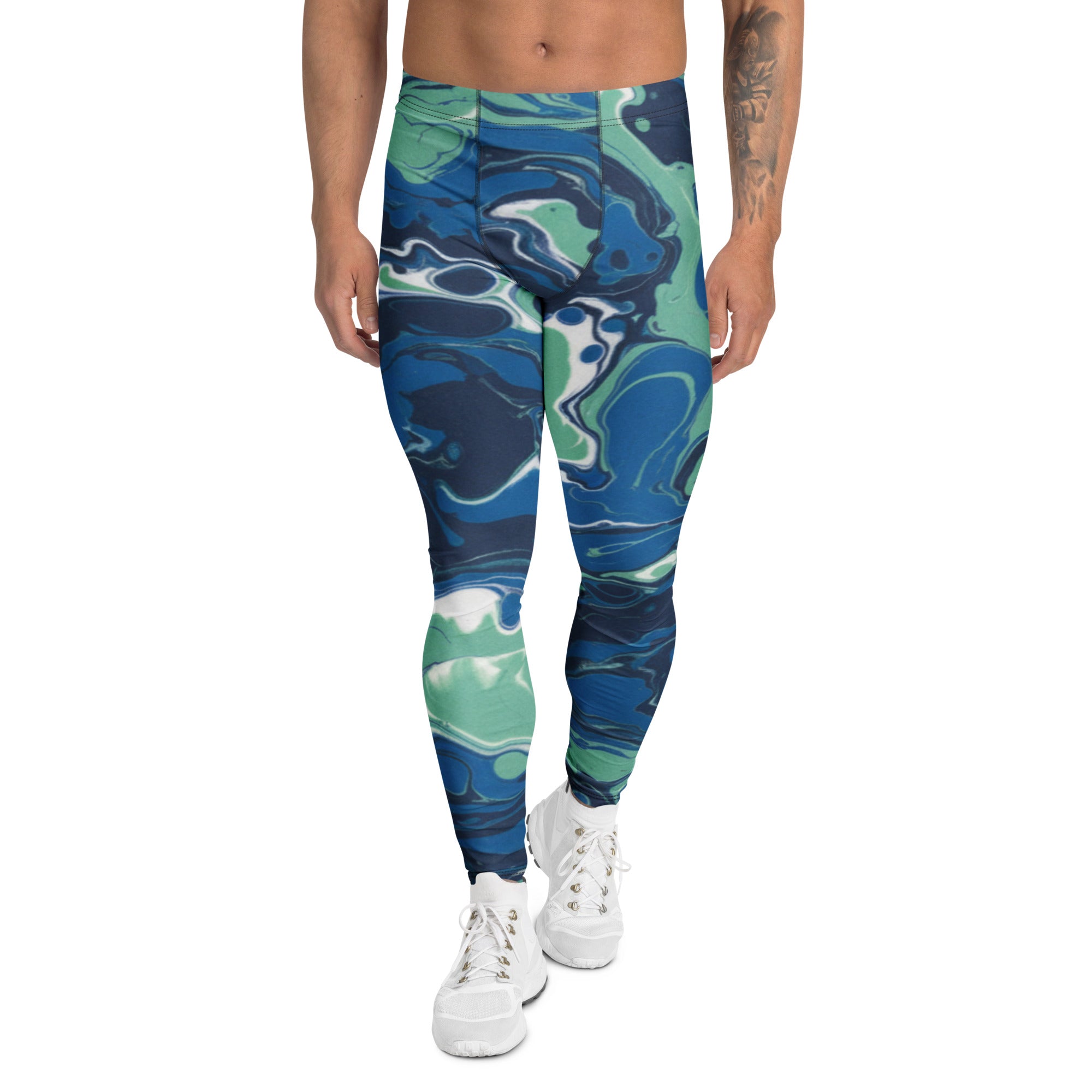 Liquid Marble Ocean Current Meggings | GearBunch