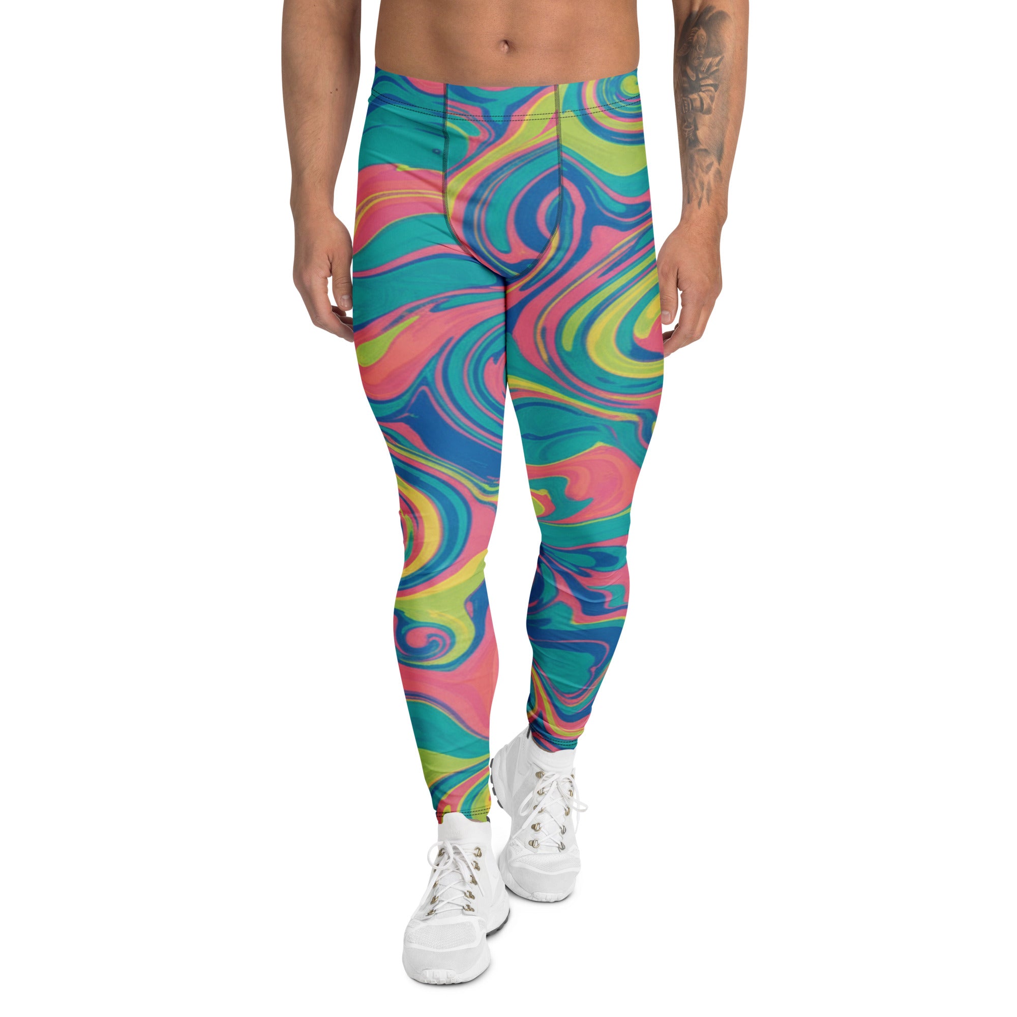 Liquid Marble Tropical Paradise Meggings | GearBunch