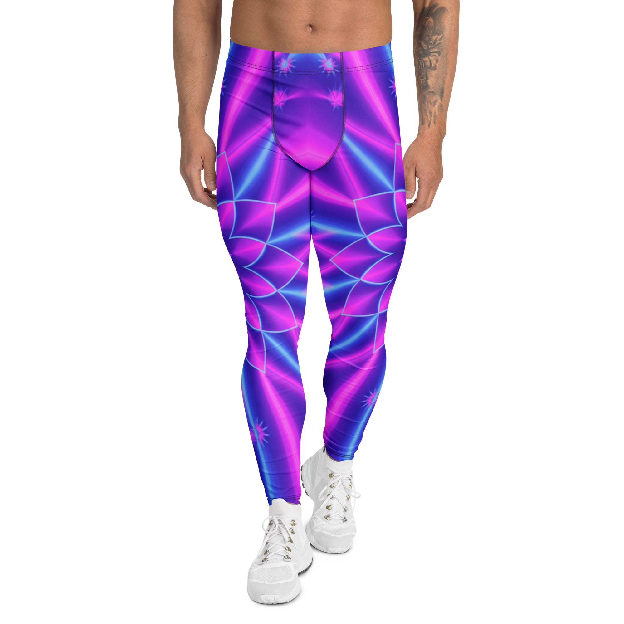 Psychedelic Cosmic Violet Meggings | GearBunch