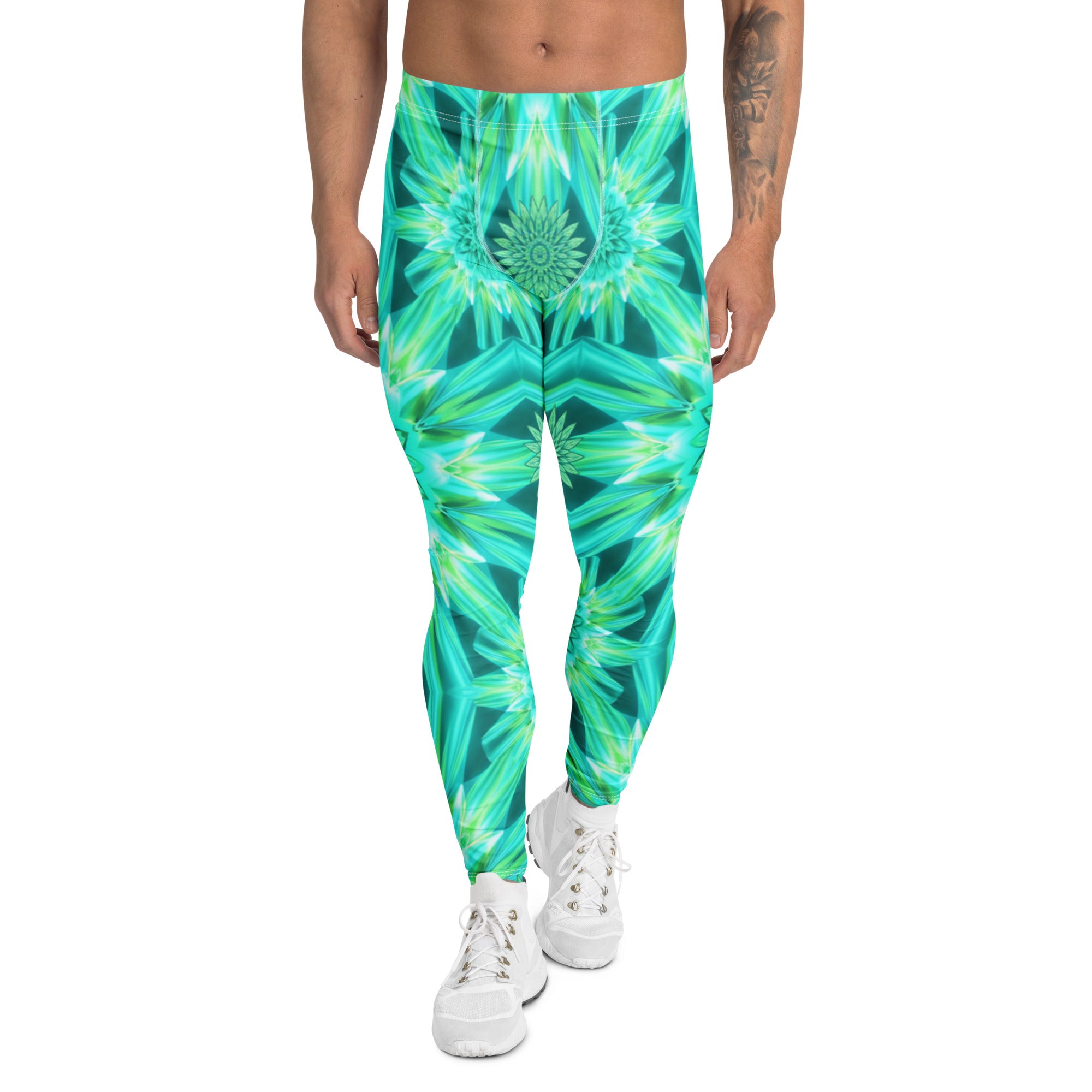 Psychedelic Mint Warp Meggings | GearBunch