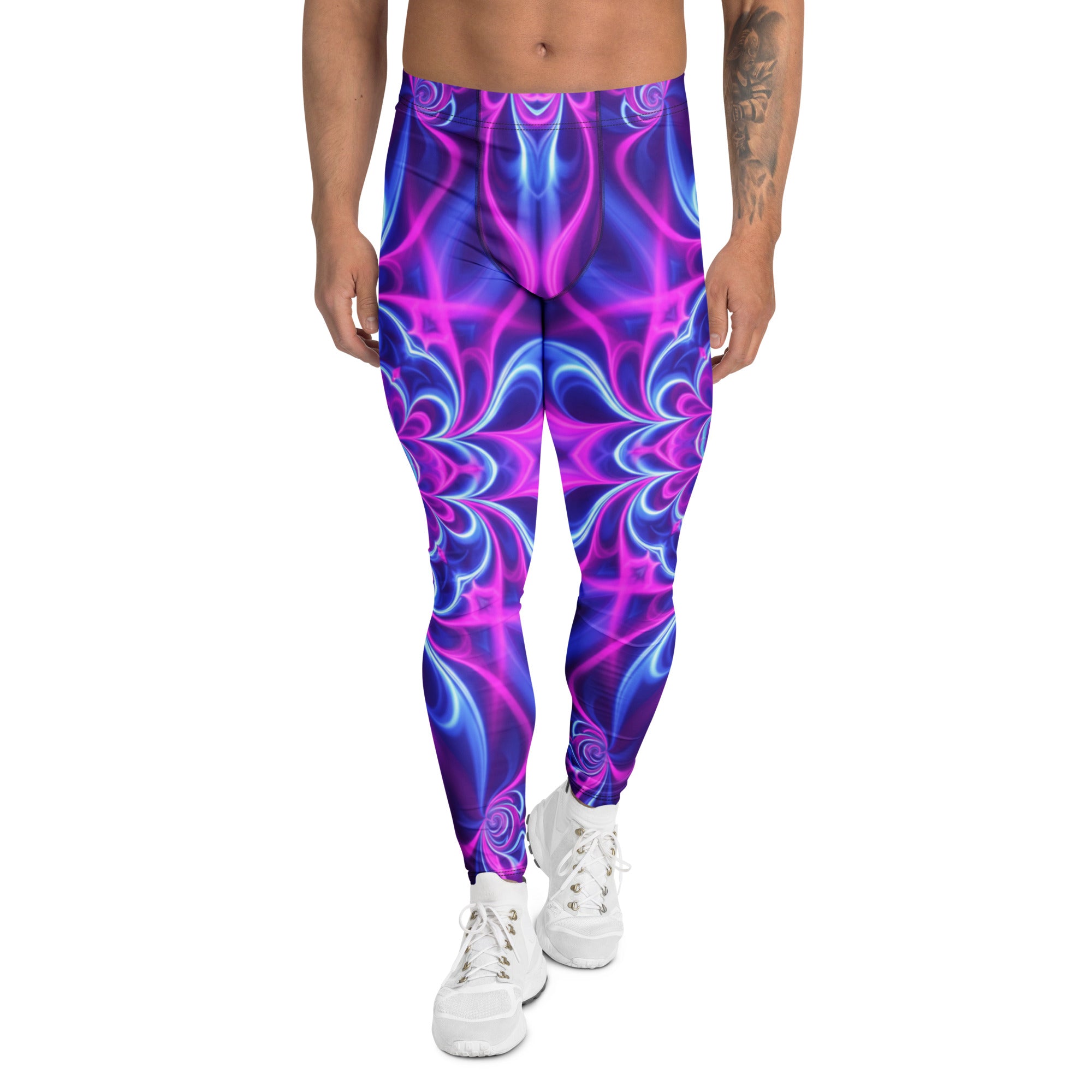 Psychedelic Ultraviolet Bloom Meggings | GearBunch