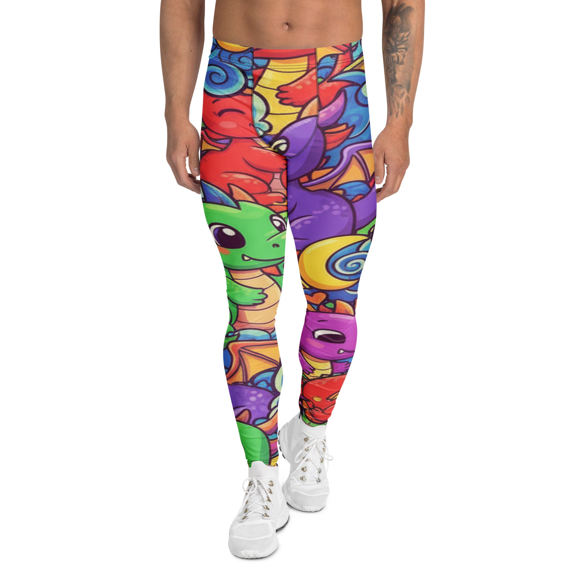 Vibrant Dragon Fantasy Meggings | GearBunch