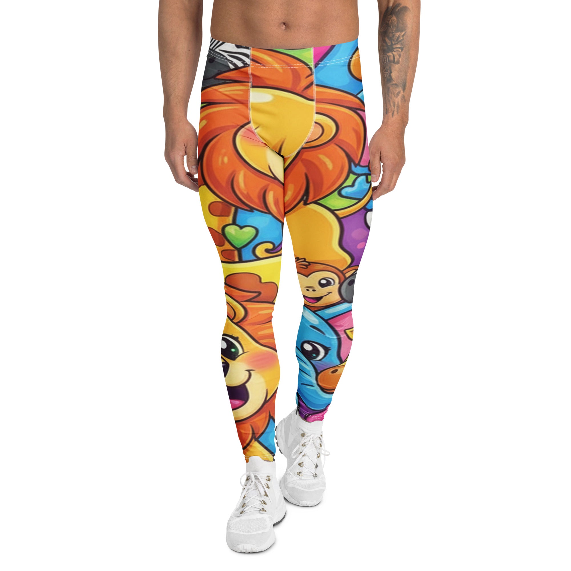Vibrant Jungle Safari Meggings | GearBunch