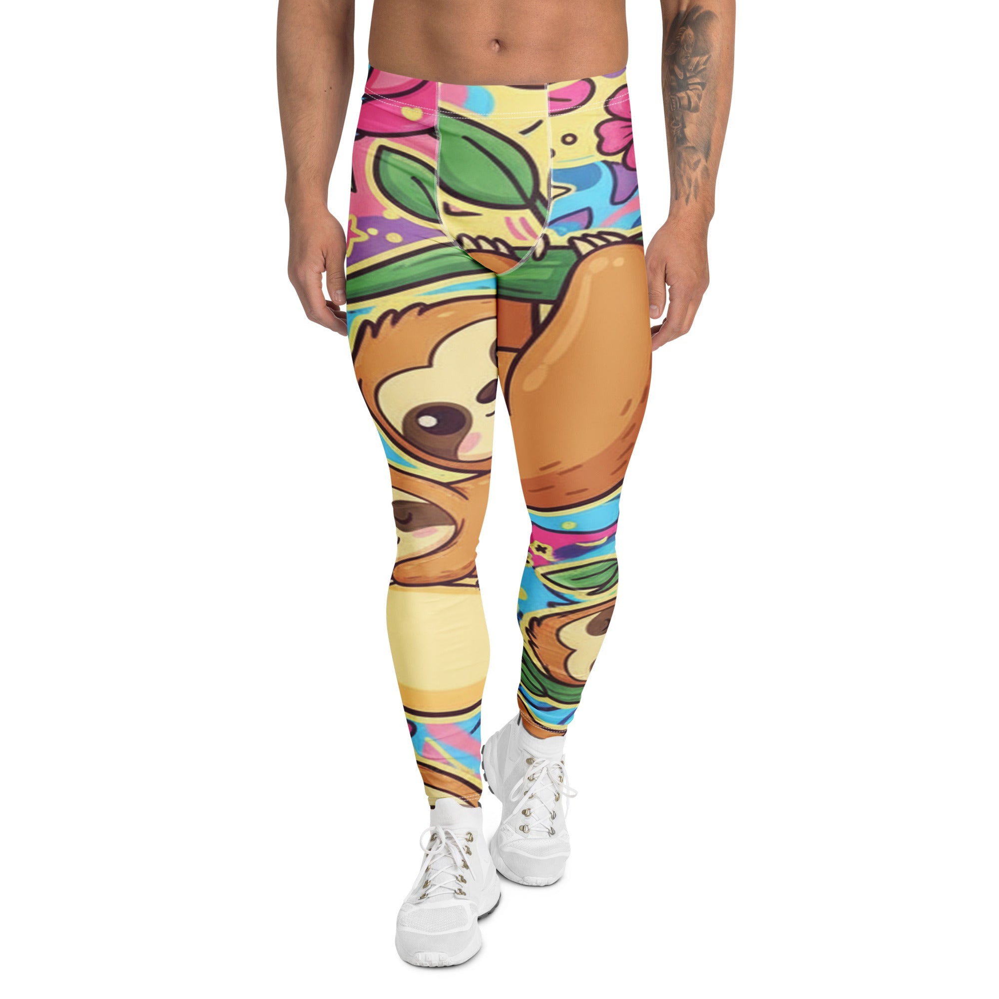 Vibrant Sloth Chill Meggings | GearBunch