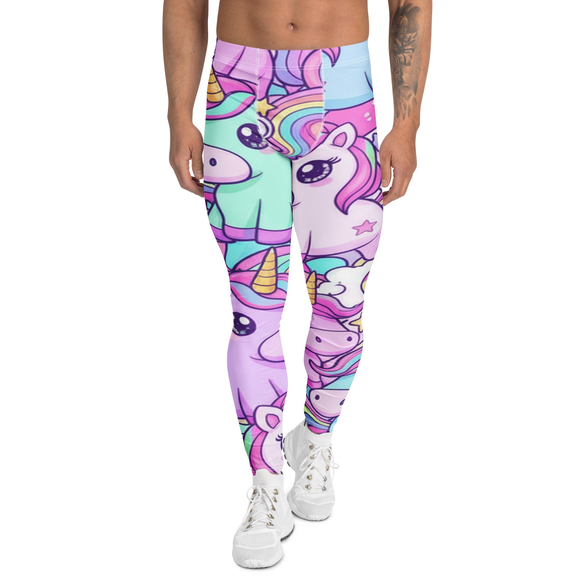 Vibrant Unicorn Rainbow Party Meggings | GearBunch