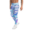 Men's anime collage ice kingdom meggings front view