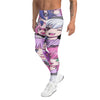 Men's anime collage kawaii goth meggings front view