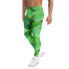 Men's emerald jewel meggings front view